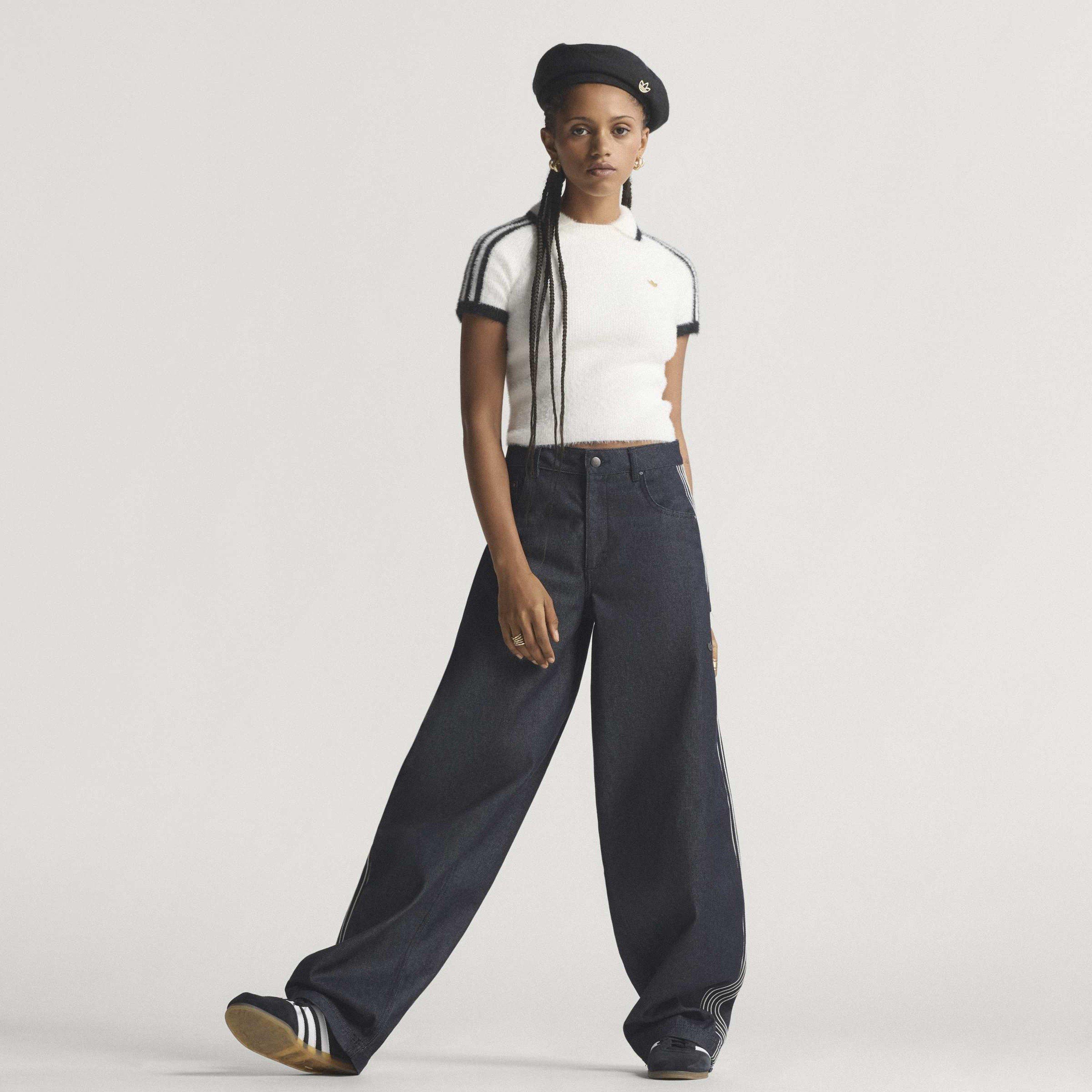 White - adidas Originals - Women's Short Sleeve Polo Shirt - 13