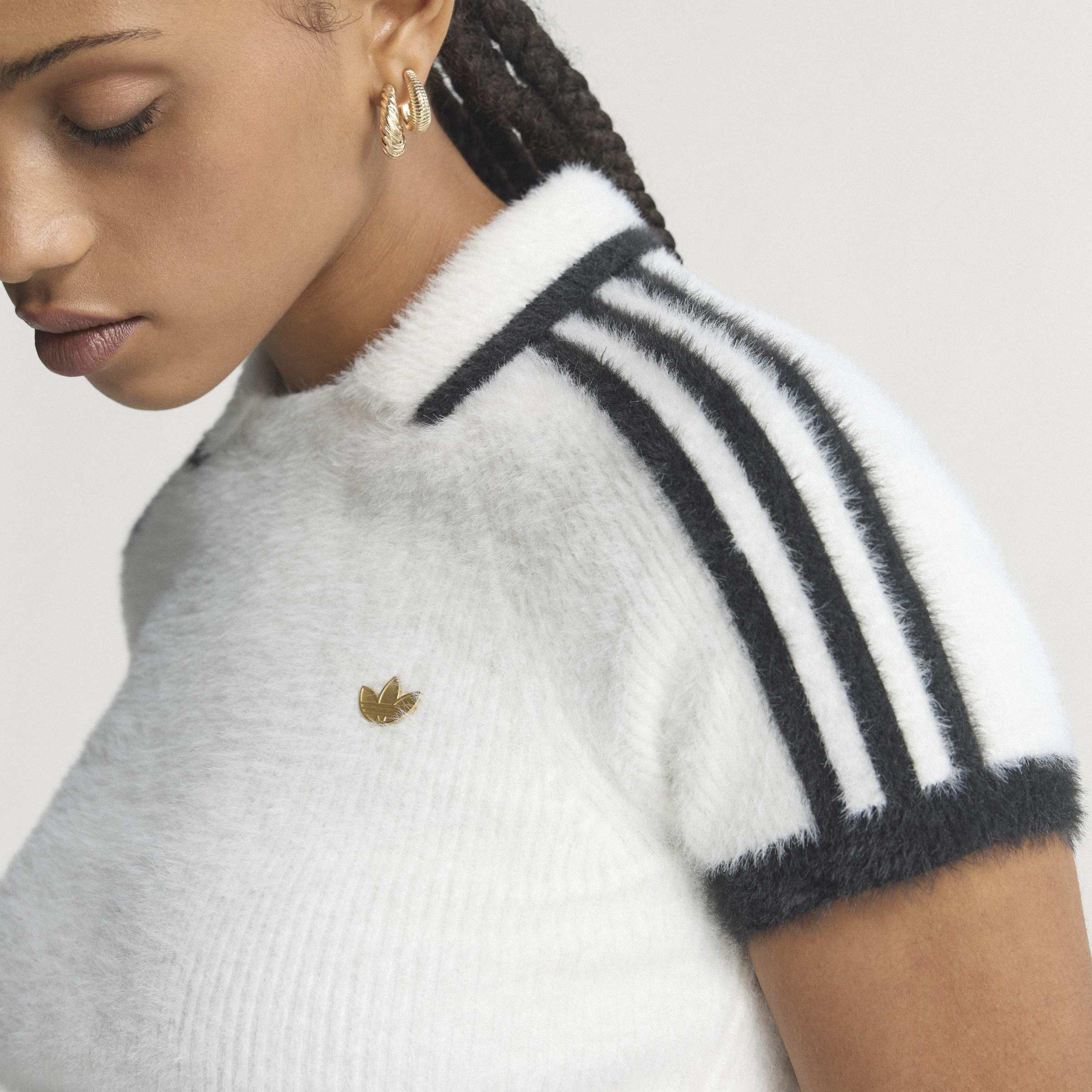 White - adidas Originals - Women's Short Sleeve Polo Shirt - 9