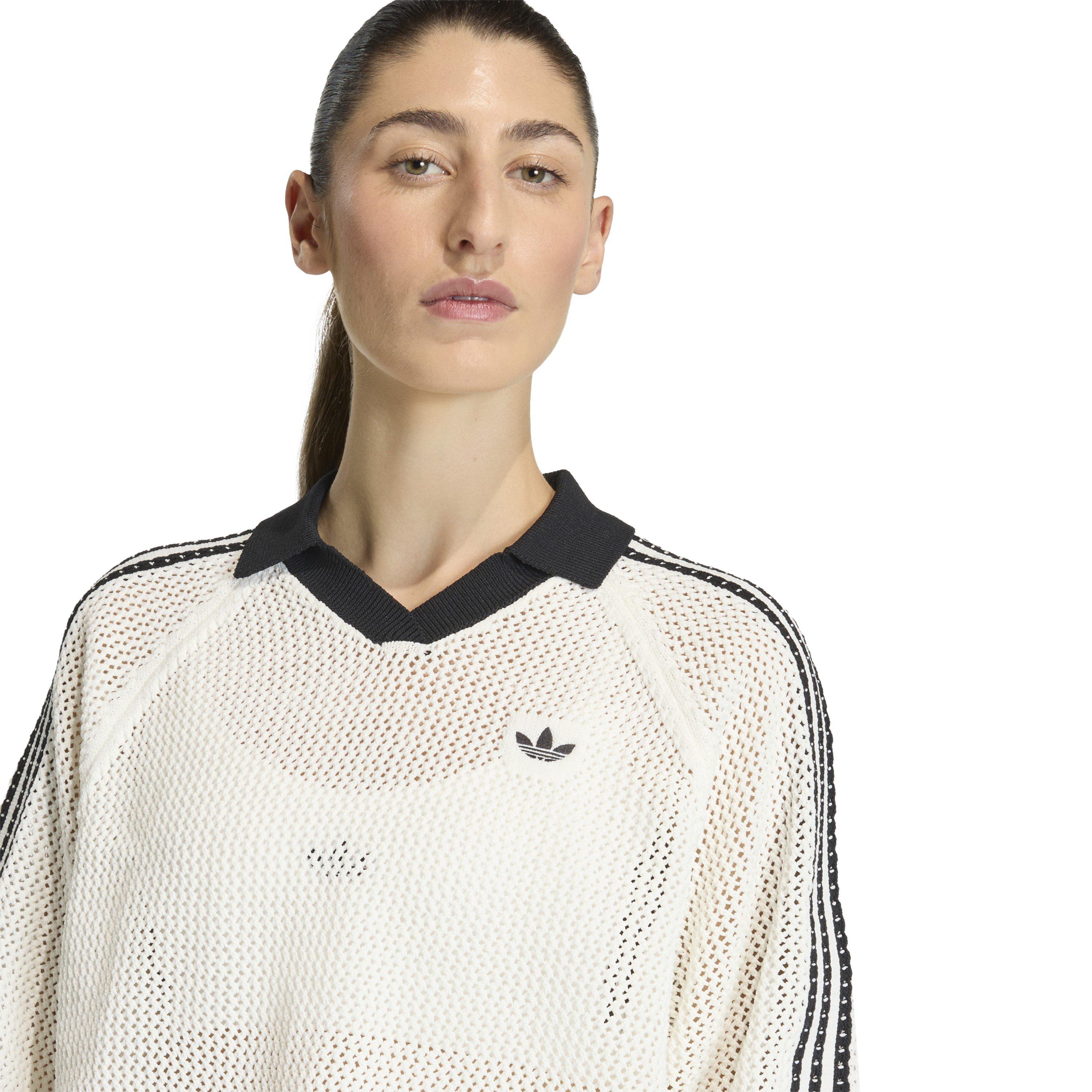 Off White - adidas Originals - Women's Short Sleeve Polo Shirt - 4