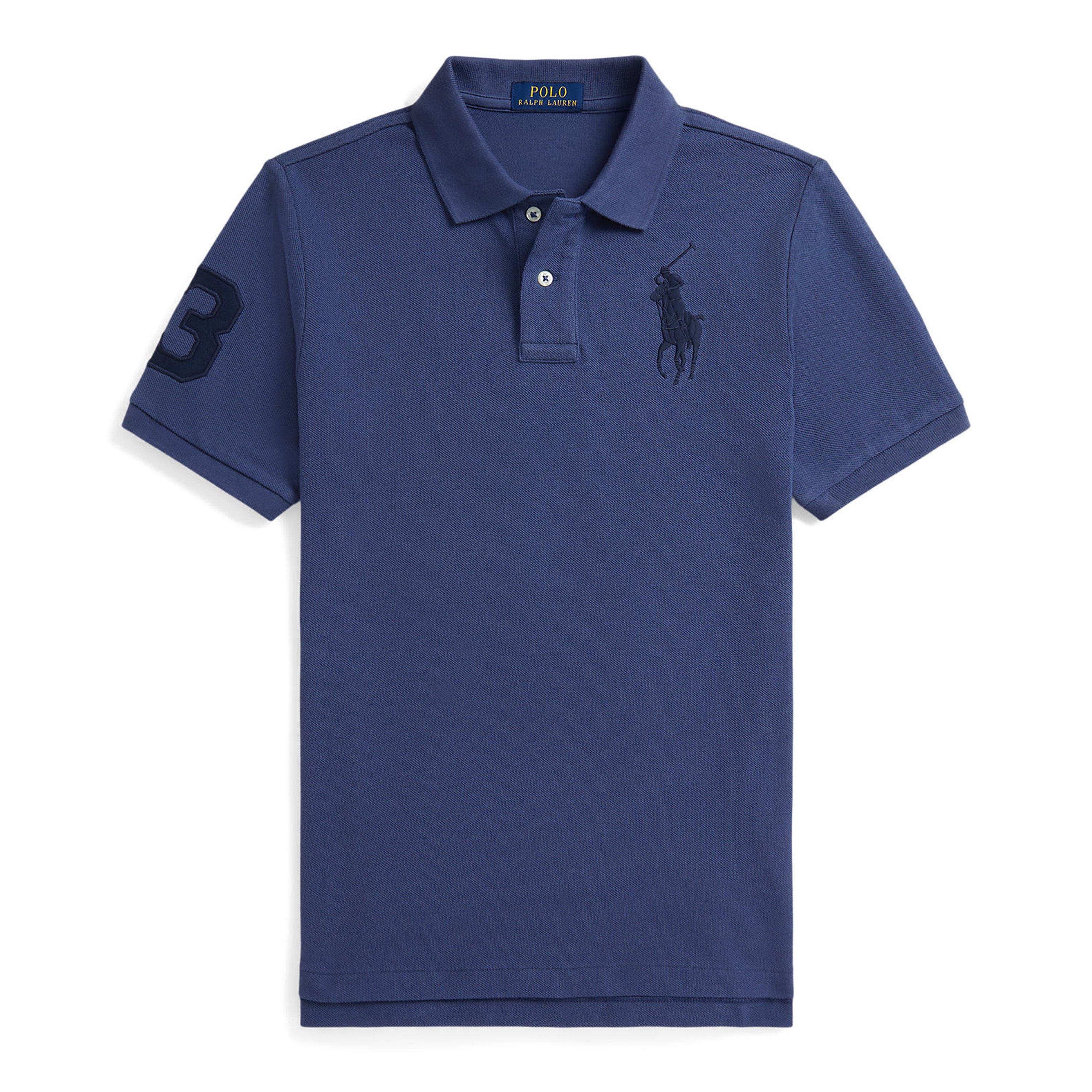 Polo Ralph Lauren Kids' Short Sleeve Shirt - Light Navy - Size 10-12Y/L
