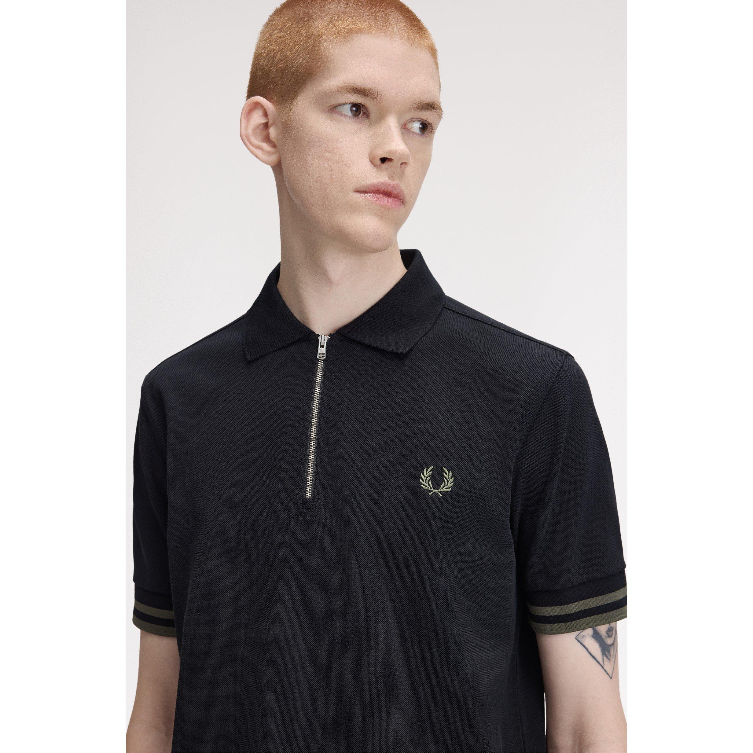 Black 102 - Fred Perry - Fred Zp Polo Sn64 - 5