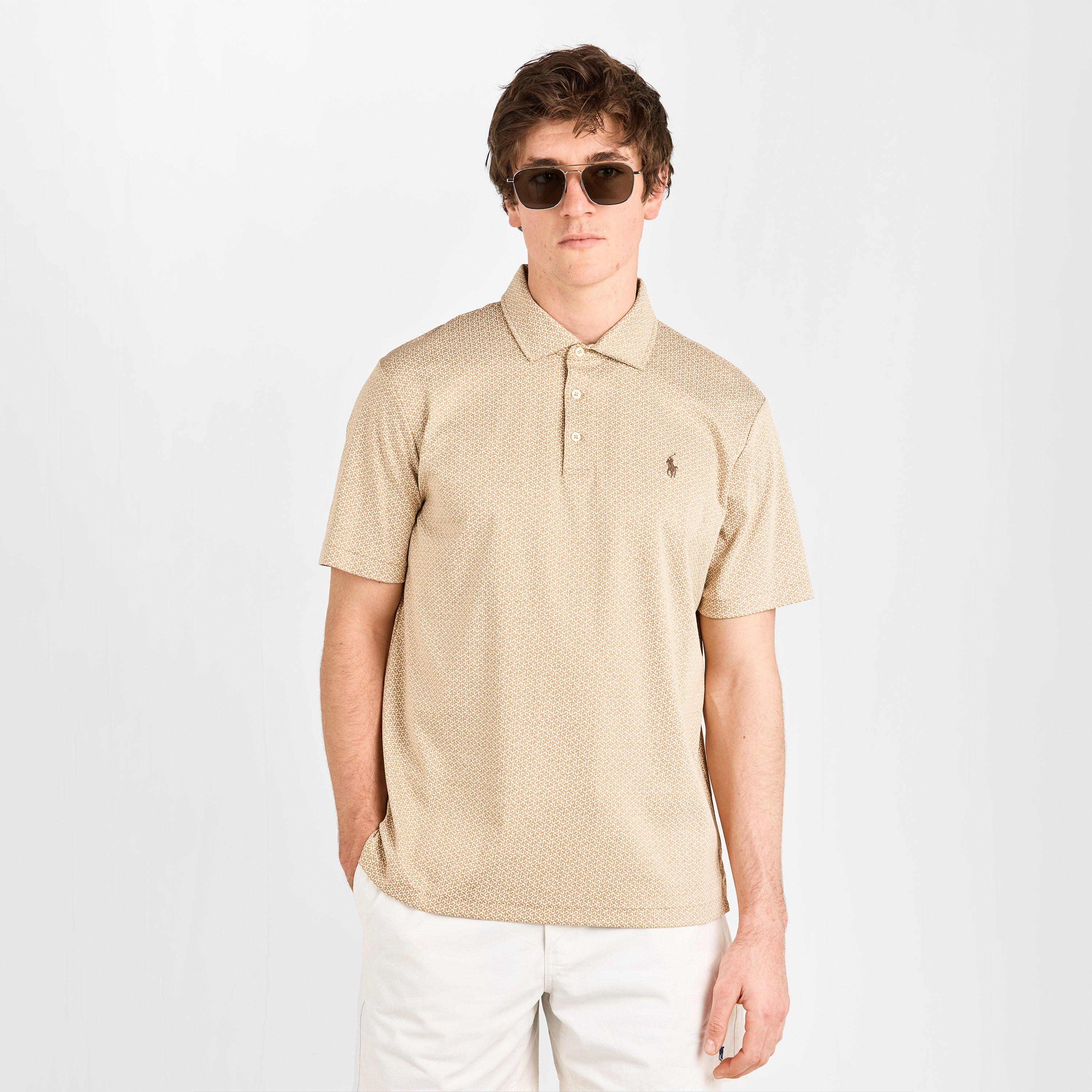 Warm Brown - Polo Ralph Lauren - Men's Interlock Short-Sleeve Polo Shirt - 3