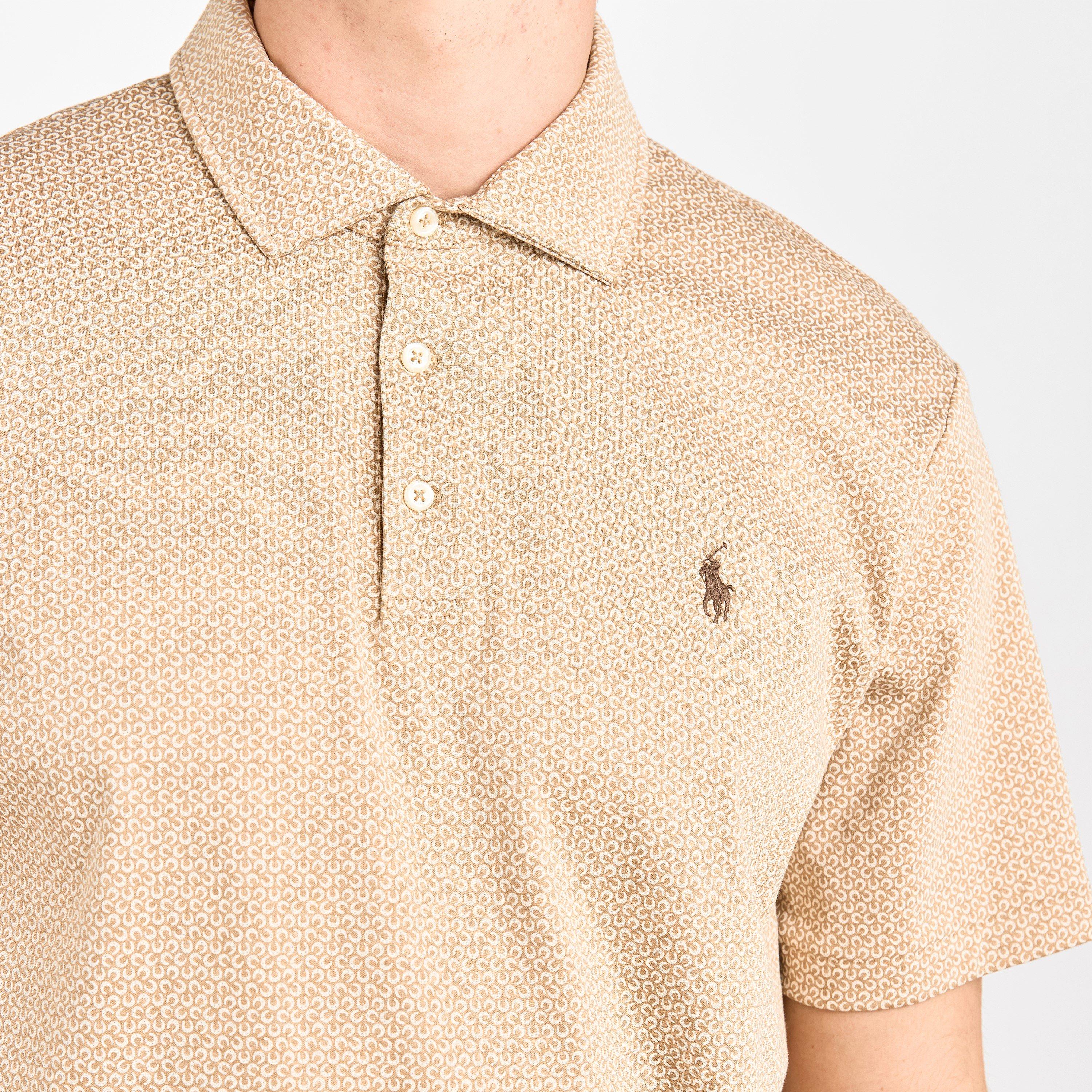 Warm Brown - Polo Ralph Lauren - Men's Interlock Short-Sleeve Polo Shirt - 5