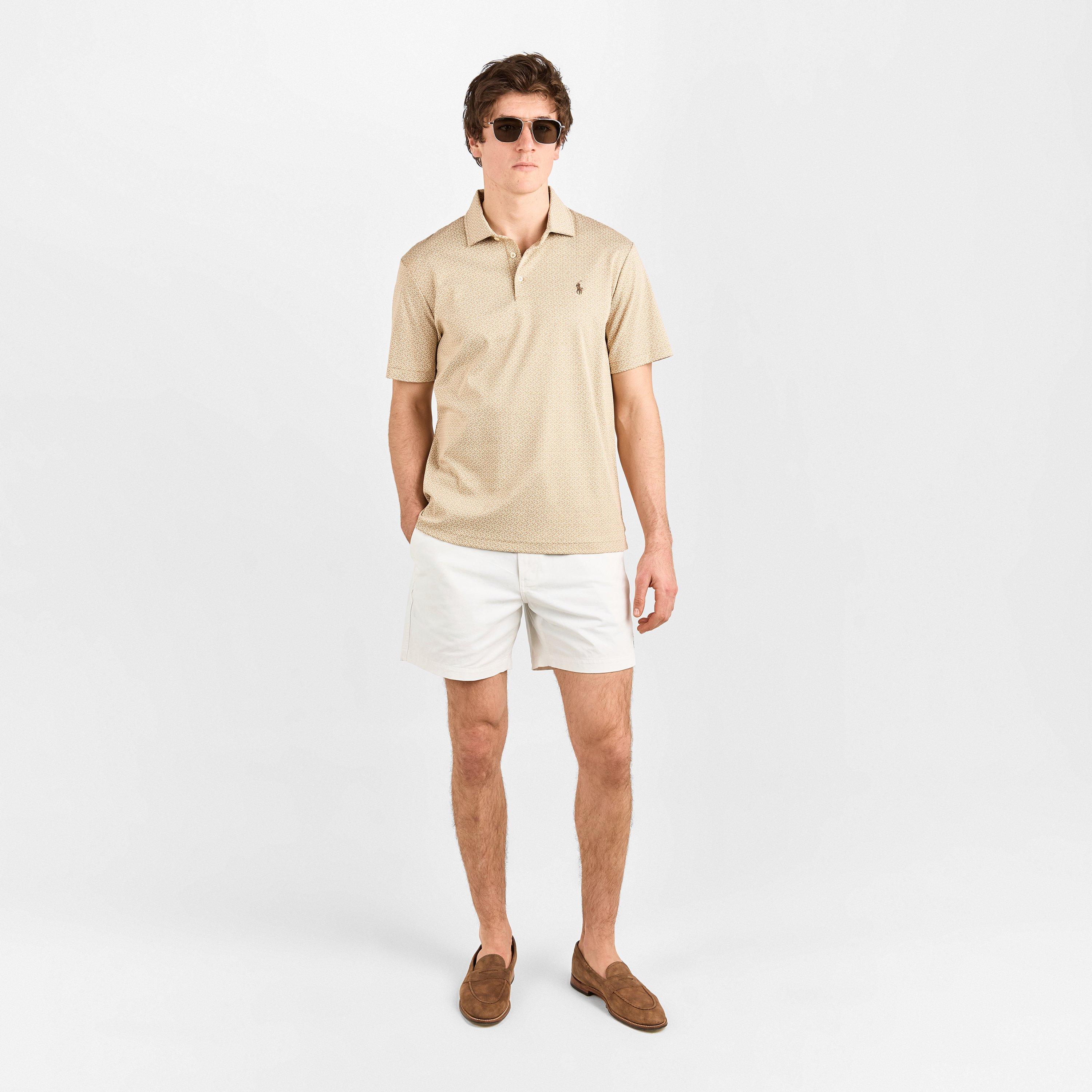 Warm Brown - Polo Ralph Lauren - Men's Interlock Short-Sleeve Polo Shirt - 6