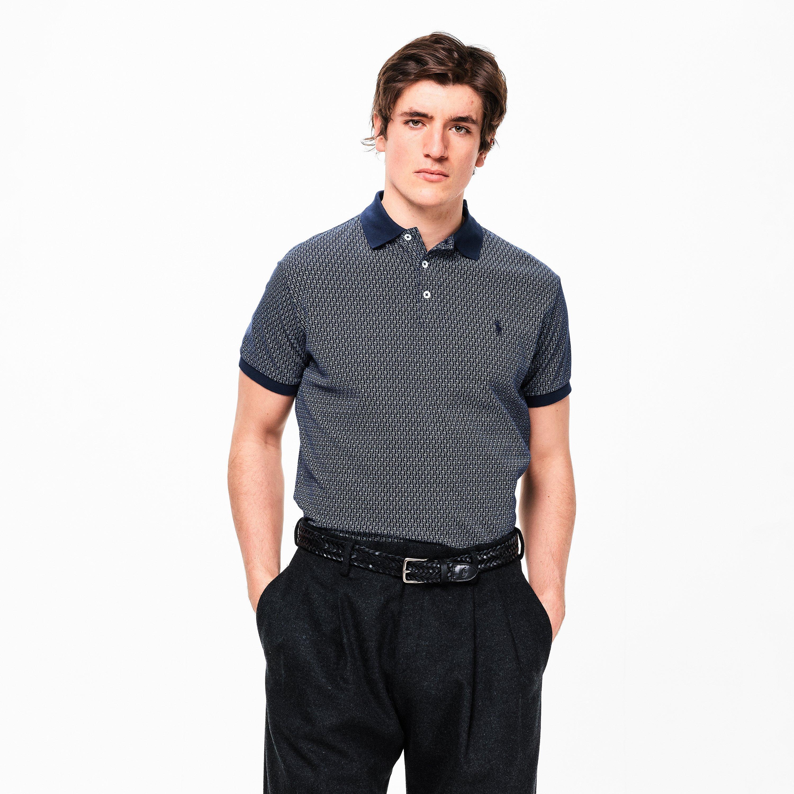 Refined Navy - Polo Ralph Lauren - Men's Mallett Short-Sleeve Polo Shirt - 3