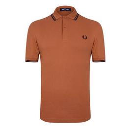 Fred Perry Short Sleeve Twin Tipped Polo Shirt