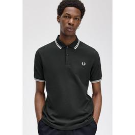 Fred Perry Short Sleeve Twin Tipped Polo Shirt