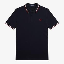 Fred Perry Short Sleeve Twin Tipped Polo Shirt