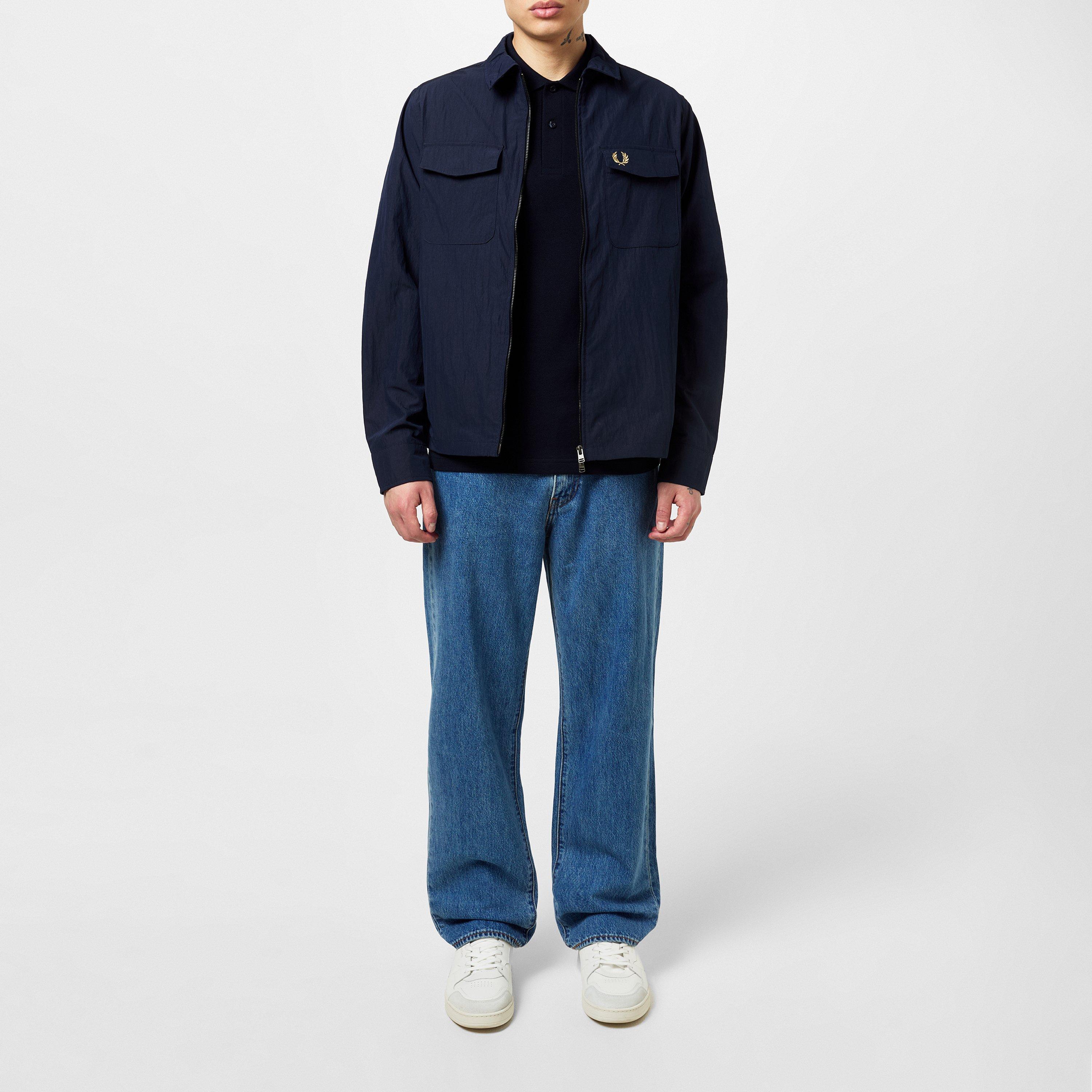 Navy T55 - Fred Perry - Short Sleeve Twin Tipped Polo Shirt - 7