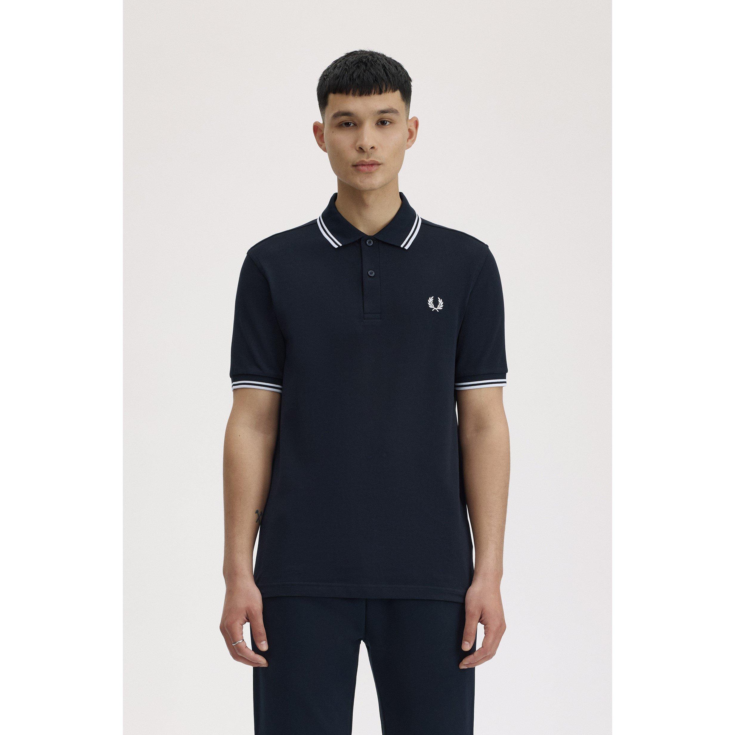 Fred Perry Short Sleeve Twin Tipped Polo Shirt | FRASERS