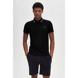 Fred Perry Short Sleeve Twin Tipped Polo Shirt