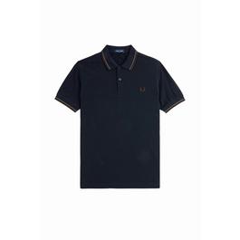 Fred Perry Short Sleeve Twin Tipped Polo Shirt