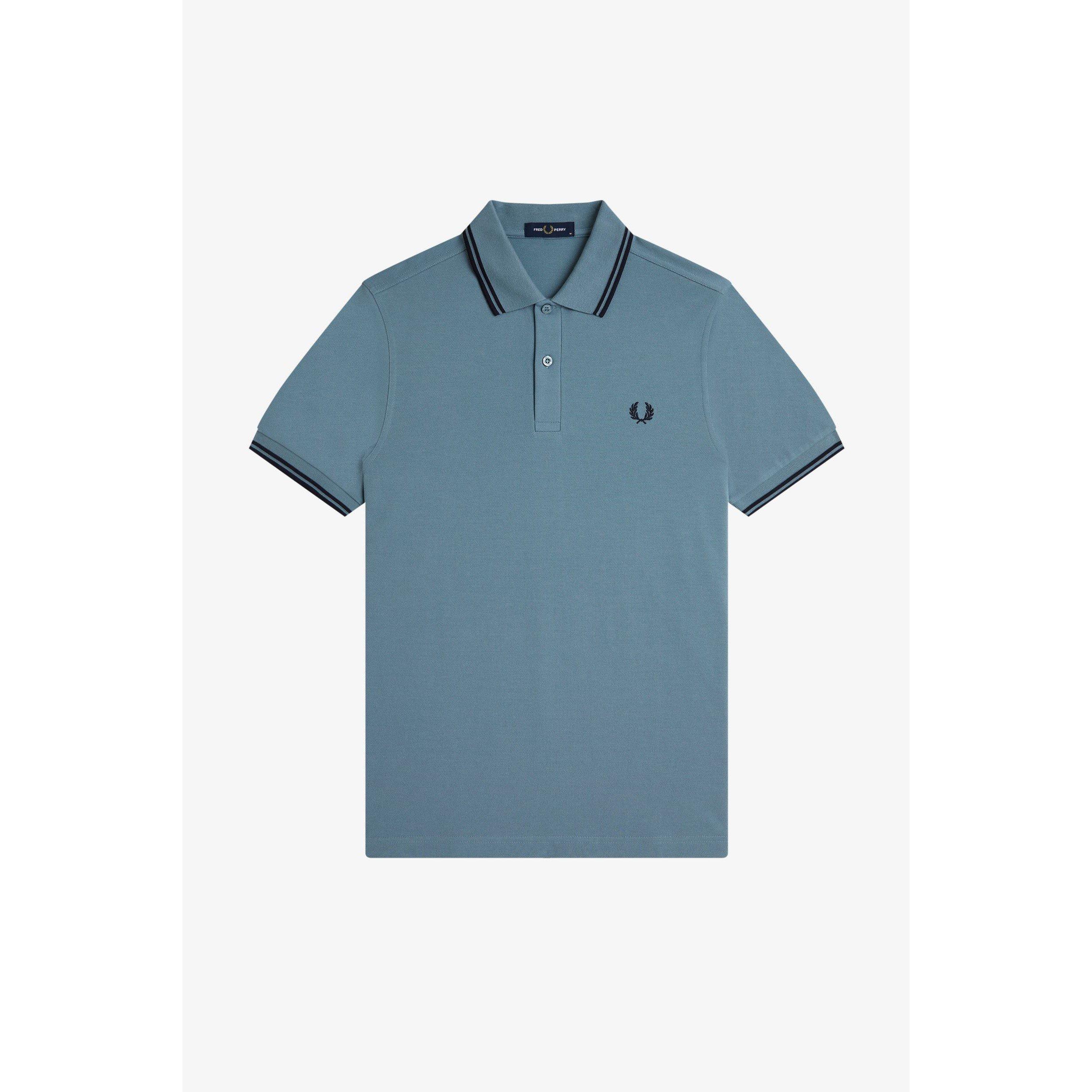 【FRED PERRY】Ls Twin Tipped Polo Shirt Fred Perry Twin Tipped Polo Black / White – DeadRockers