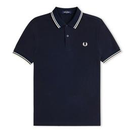 Fred Perry Short Sleeve Twin Tipped Polo Shirt