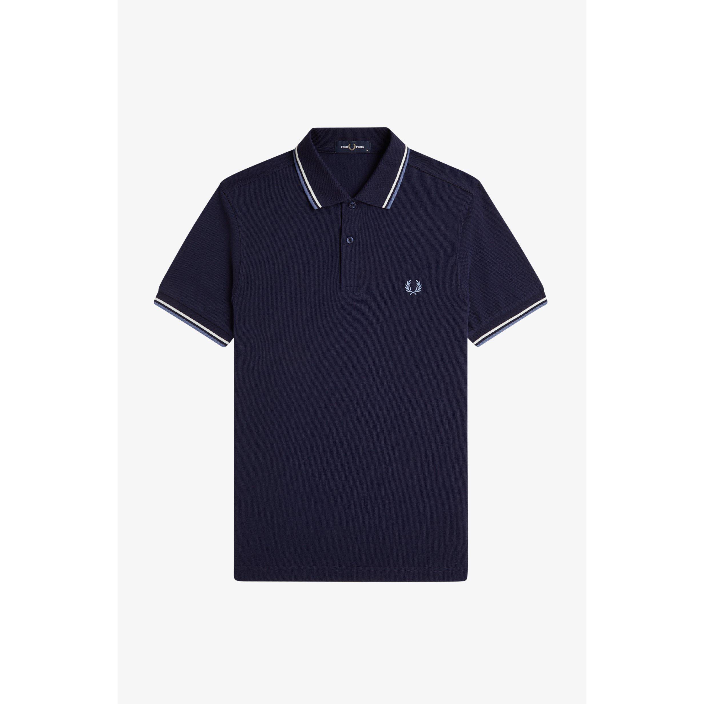 Fred Perry Short Sleeve Twin Tipped Polo Shirt