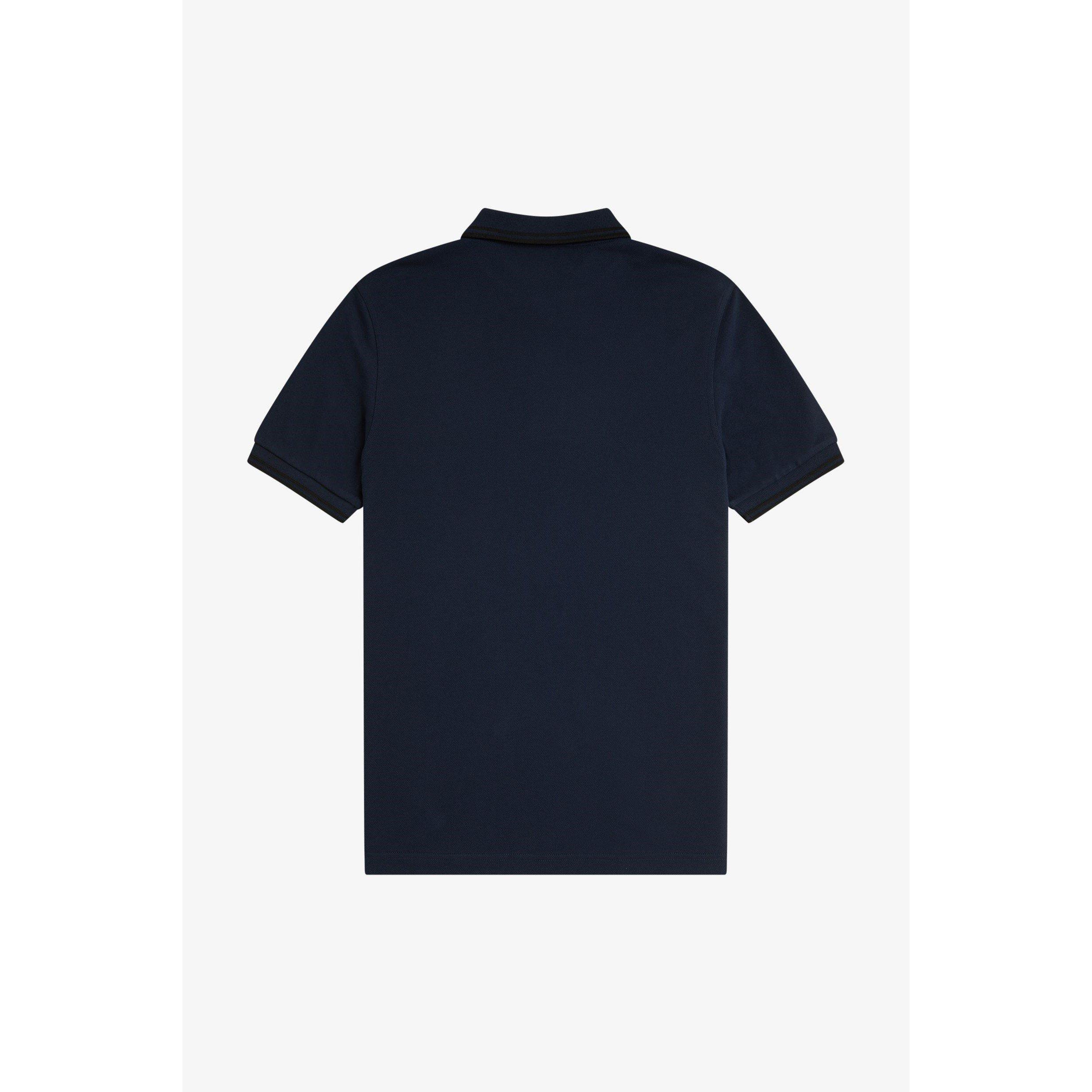 Dark Carbon X66 - Fred Perry - Short Sleeve Twin Tipped Polo Shirt - 2