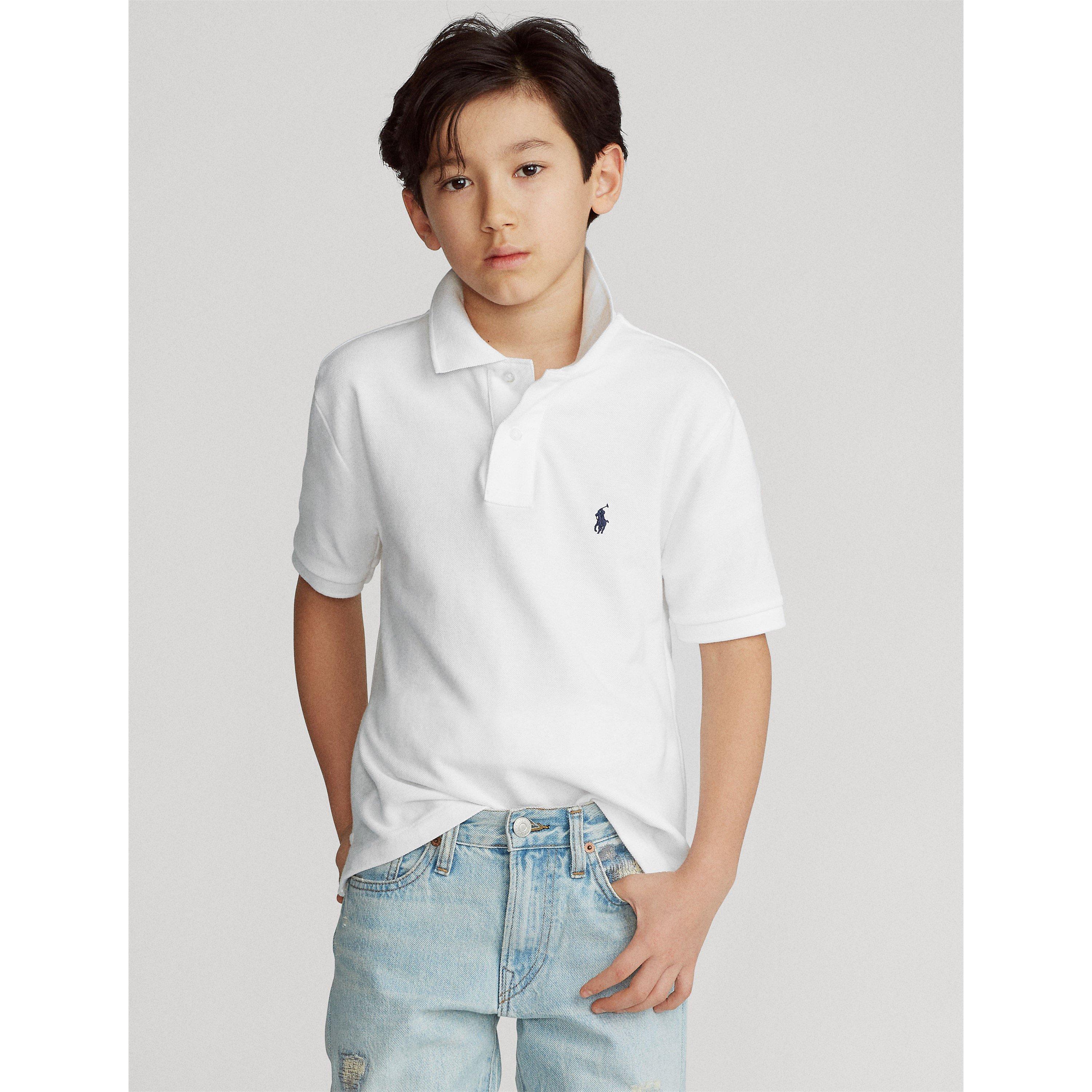 White - Polo Ralph Lauren - Kids' Cotton Short Sleeve Shirt - 3
