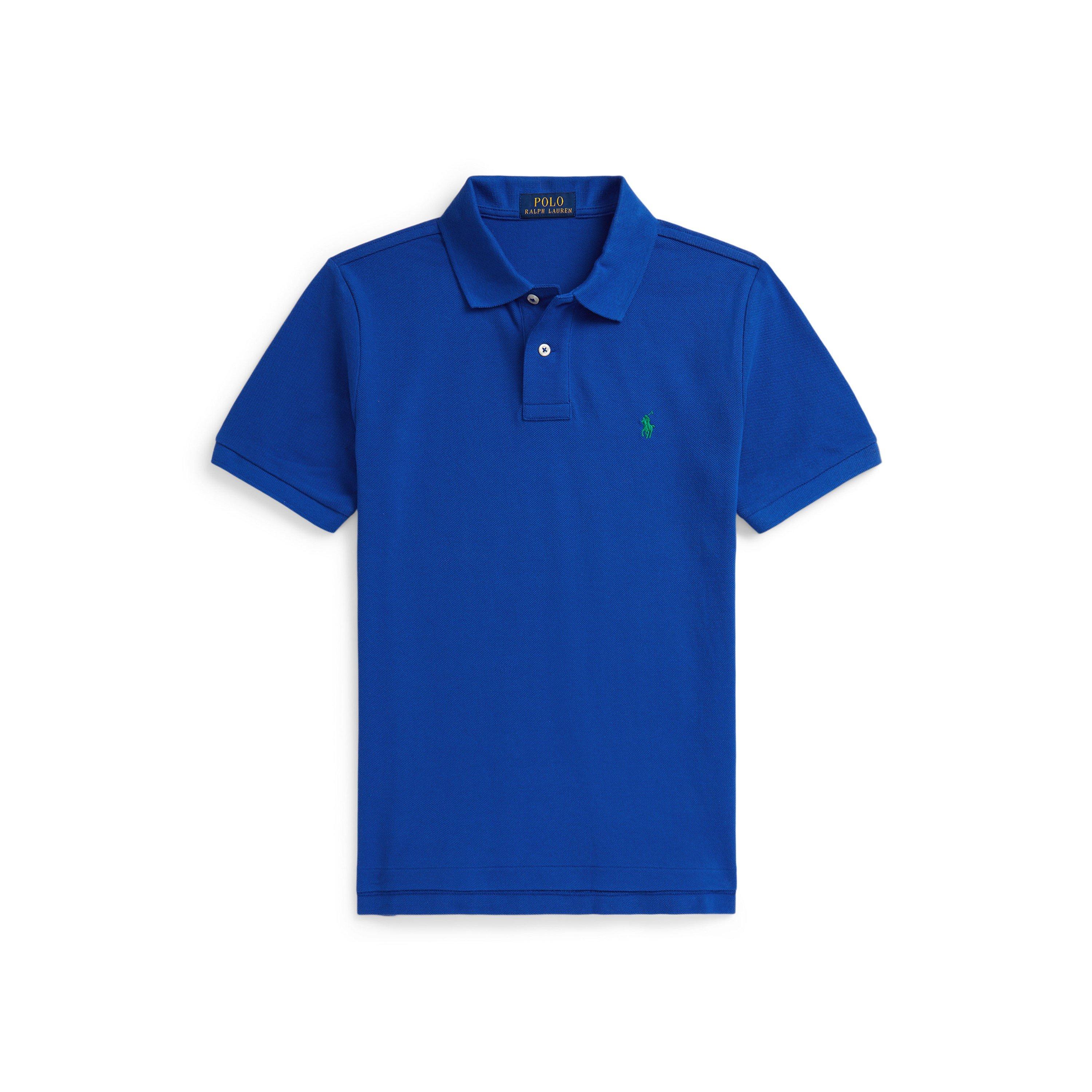 Polo Ralph Lauren  New Sapphire Kids' Cotton Short Sleeve Shirt - 7Y/S