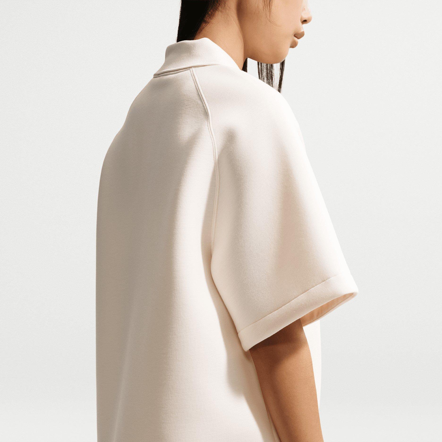 Chalk/Chalk - Nike - Women's Short Sleeve Polo Shirt - 2