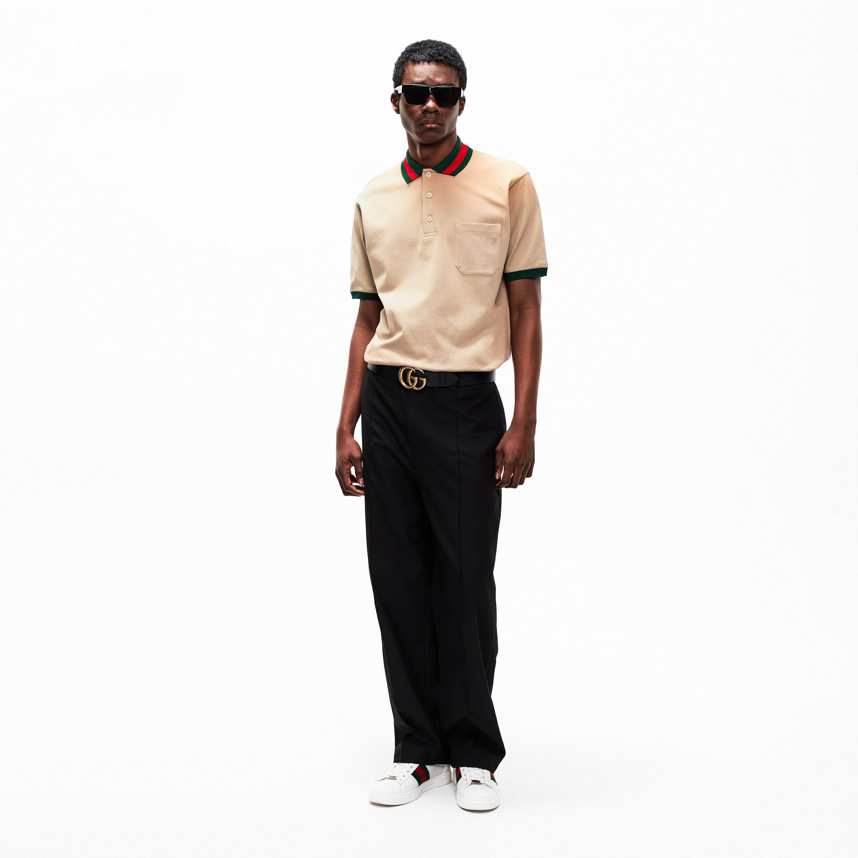 Papiro - Gucci - Men's Short Sleeve Polo Shirt - 5
