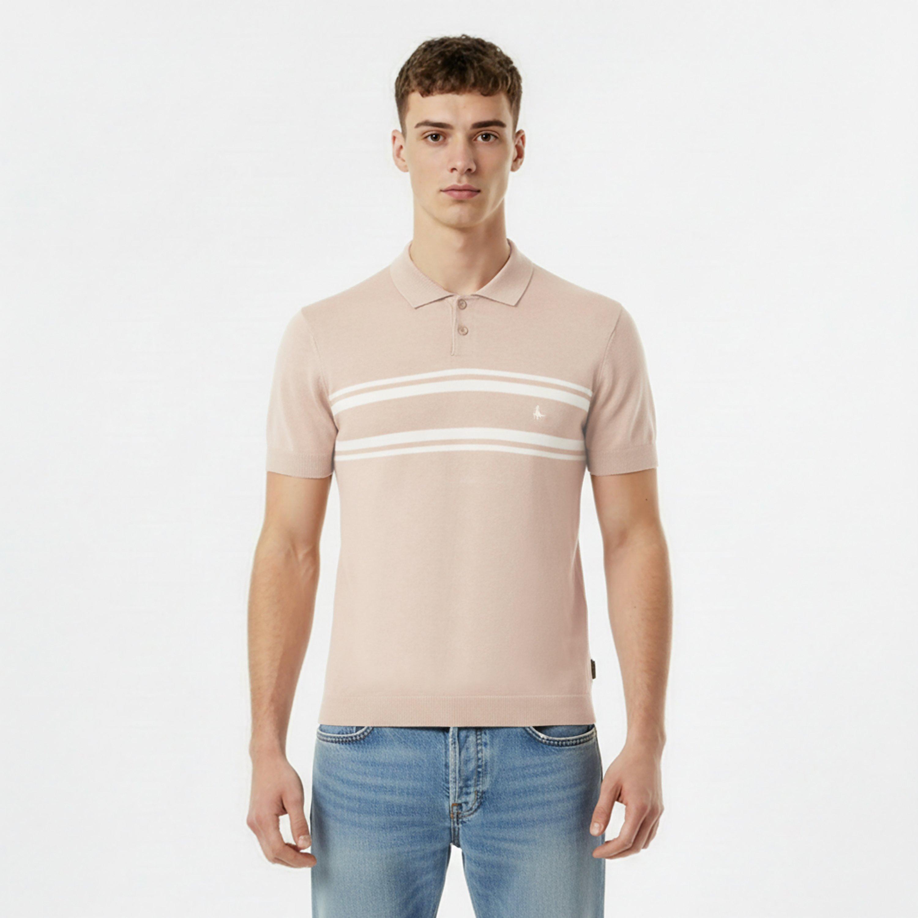 Bege - Jack Wills - Men's Short Sleeve Polo Shirt - 3