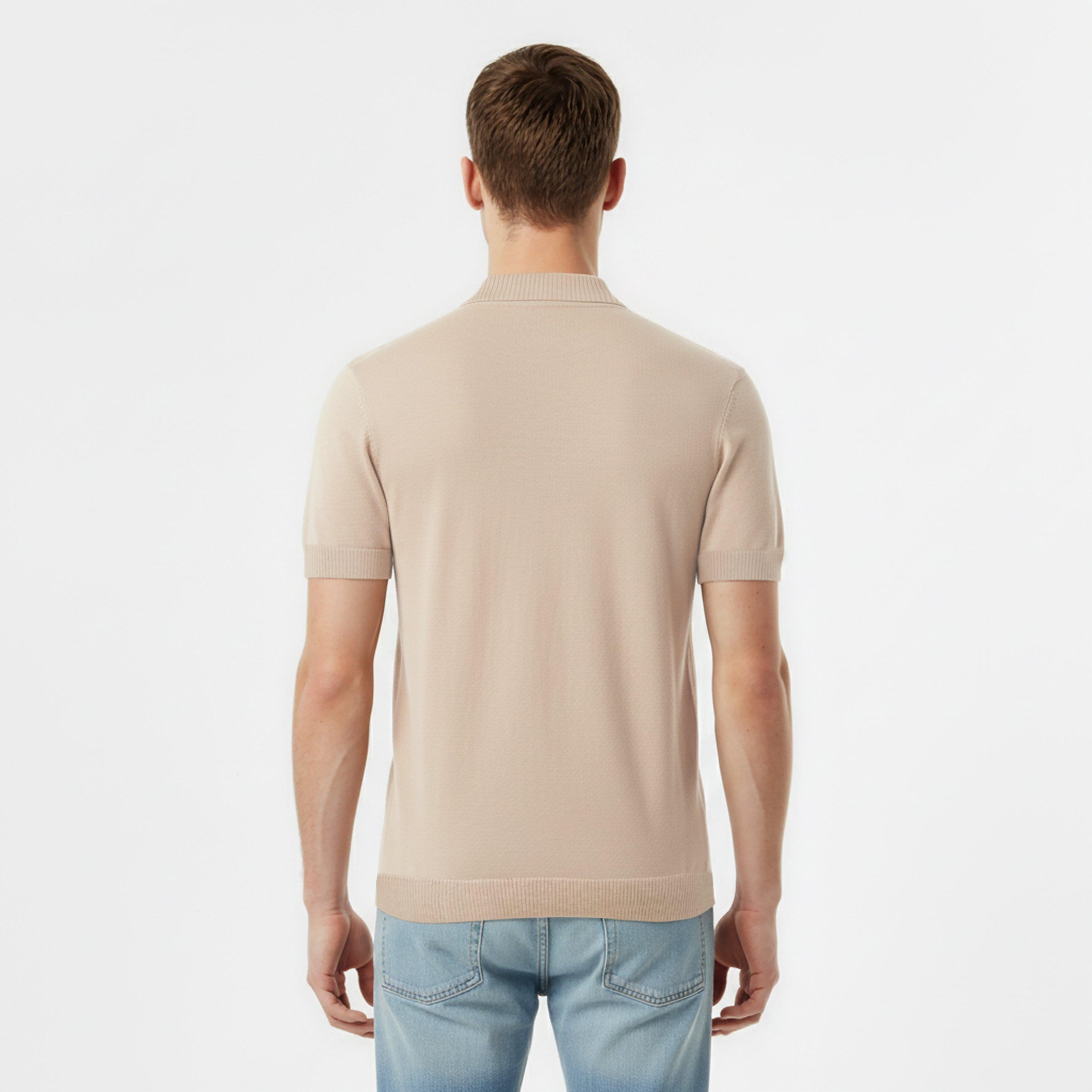 Bege - Jack Wills - Men's Short Sleeve Polo Shirt - 4