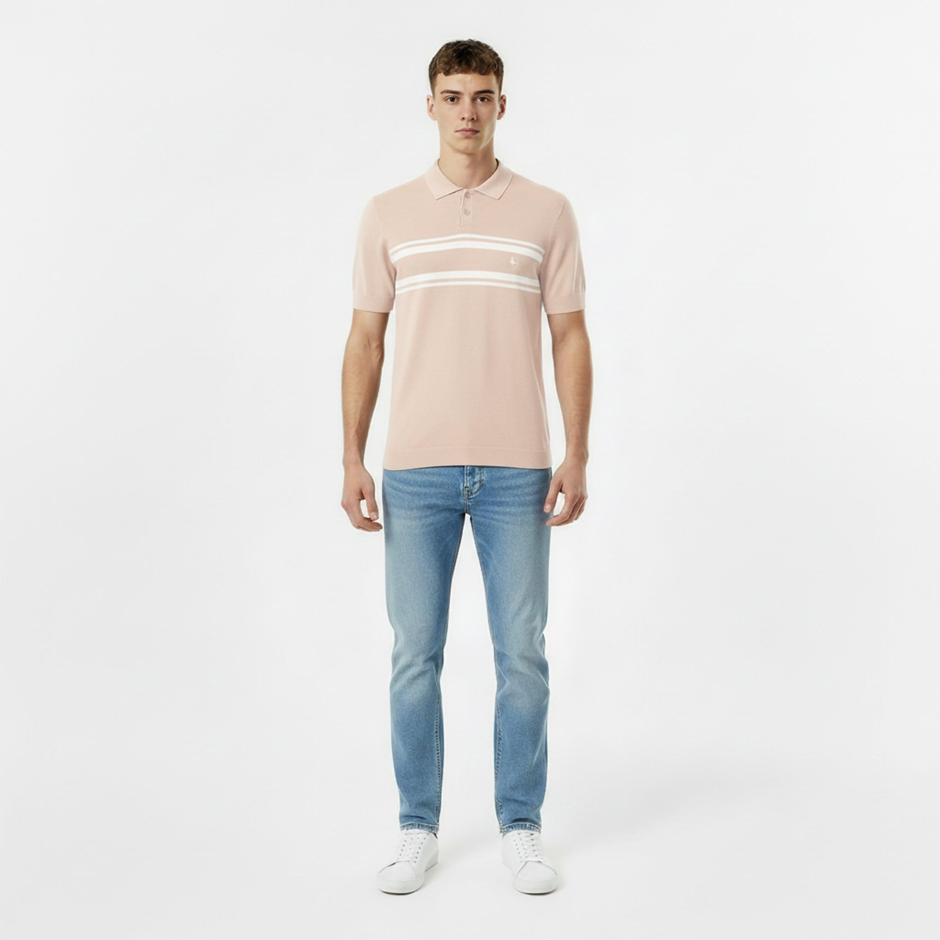 Bege - Jack Wills - Men's Short Sleeve Polo Shirt - 5