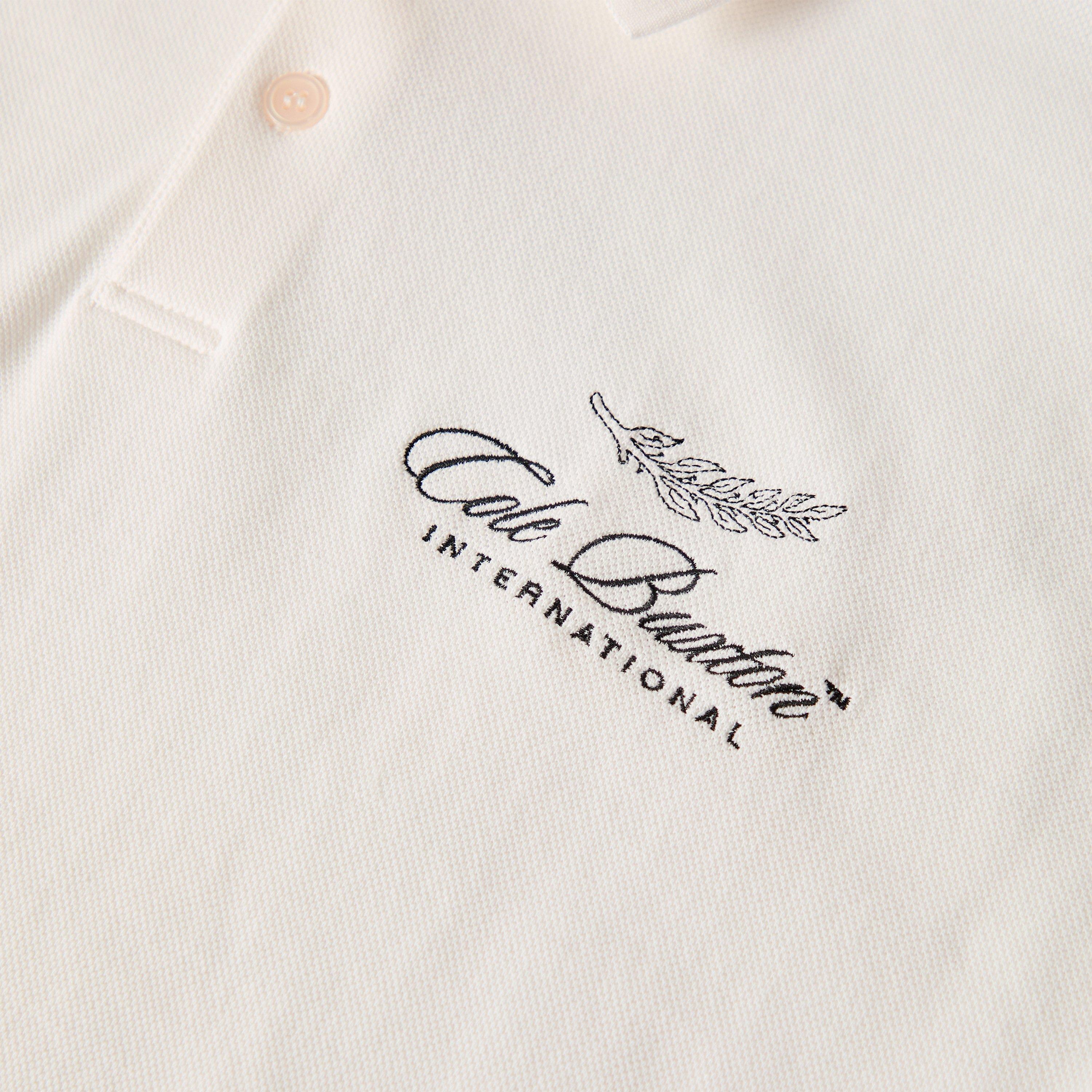 Vintage White - Cole Buxton - Men's Short Sleeve Polo Shirt - 3