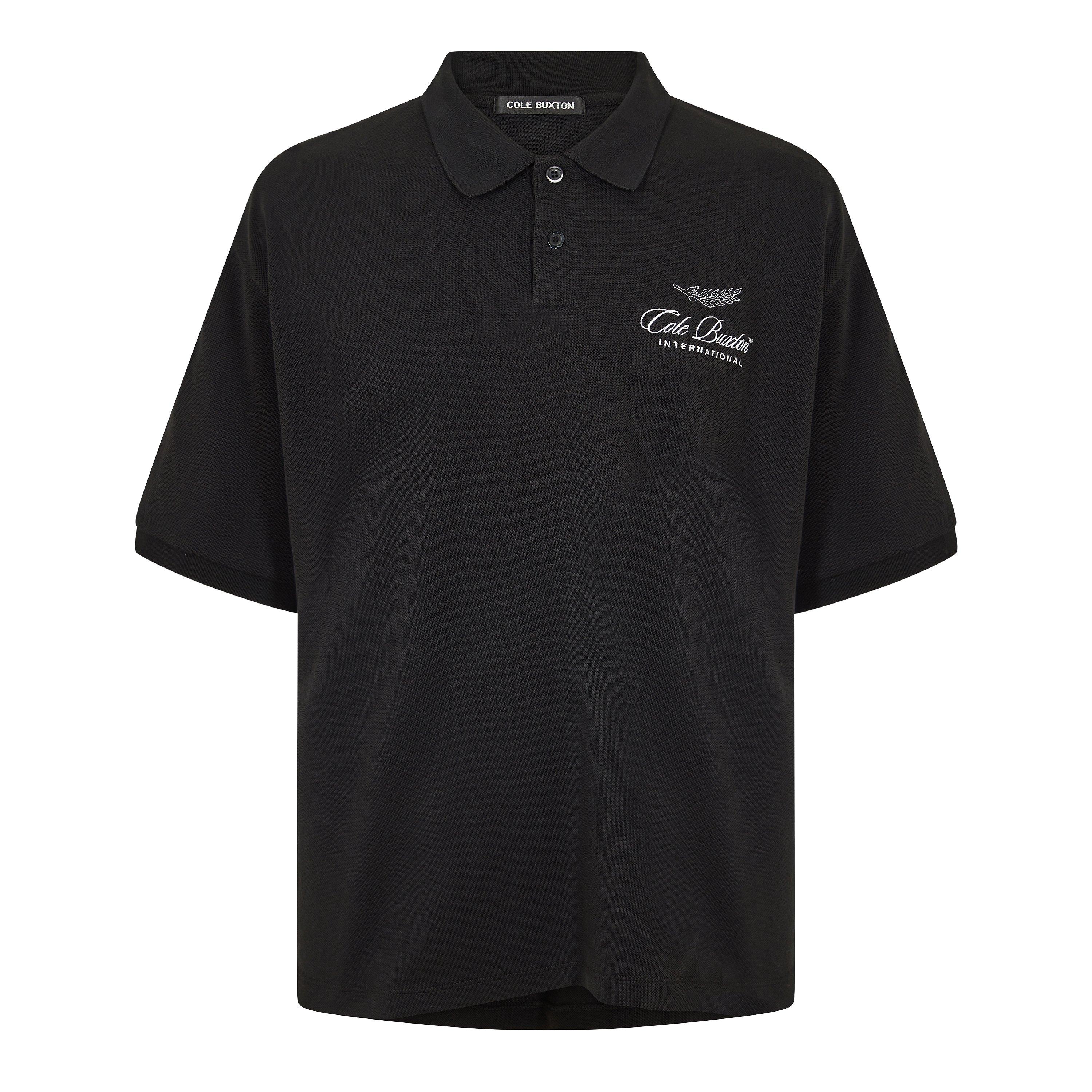 Black - Cole Buxton - Men's Short Sleeve Polo Shirt - 1