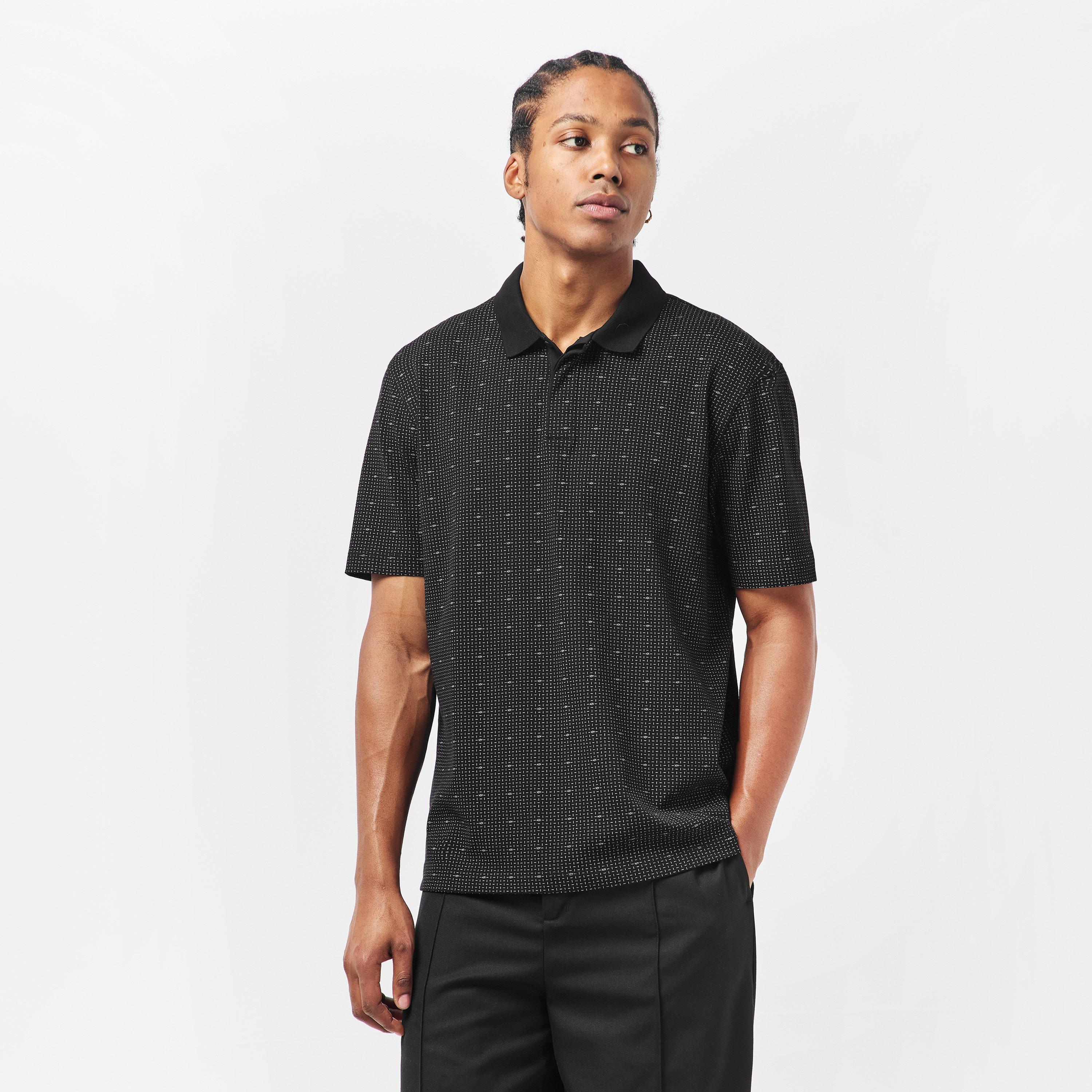 Nero - Armani Exchange - Men's Short Sleeve Polo Shirt - 3