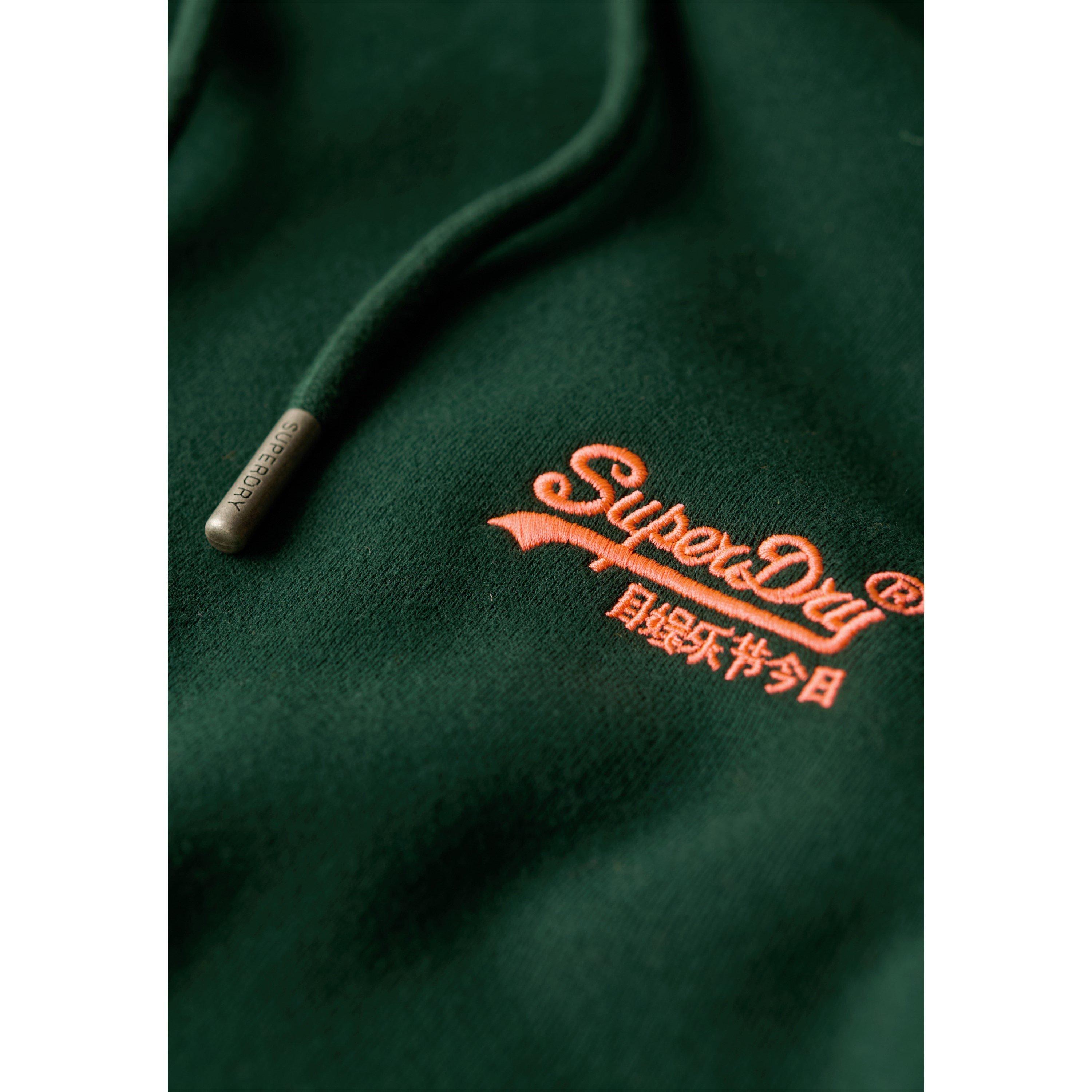 Enamel Green - Superdry - Men's Essentials Logo Hoodie - 4