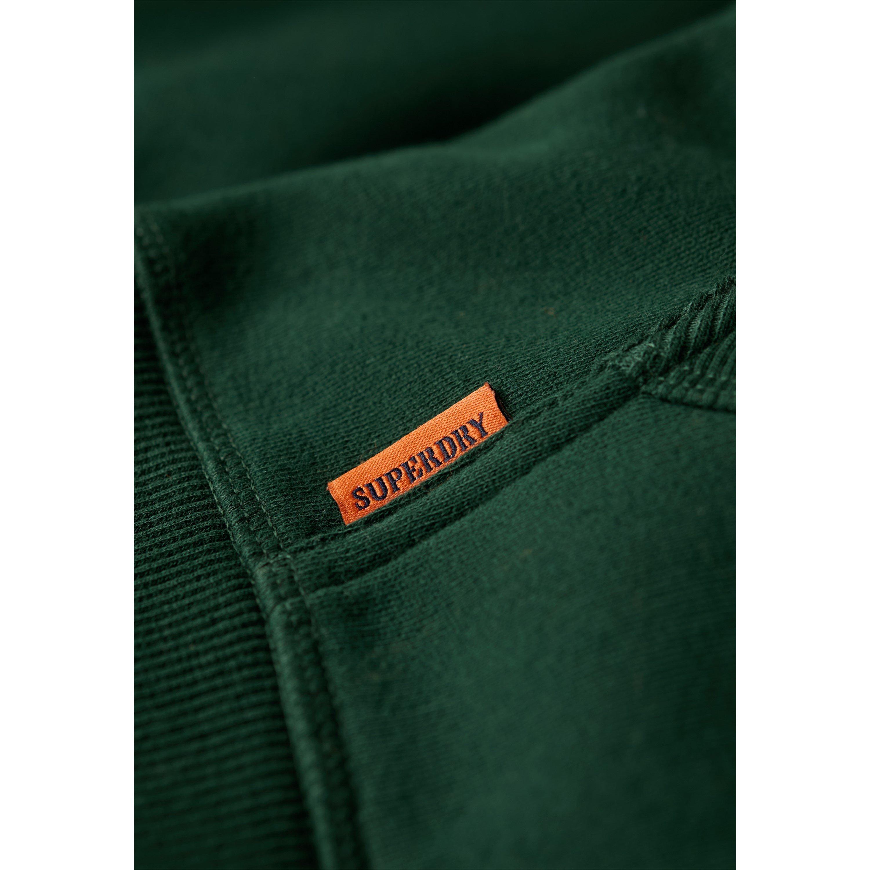 Enamel Green - Superdry - Men's Essentials Logo Hoodie - 5