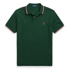 Polo Ralph Lauren Tipped Mesh Polo Shirt