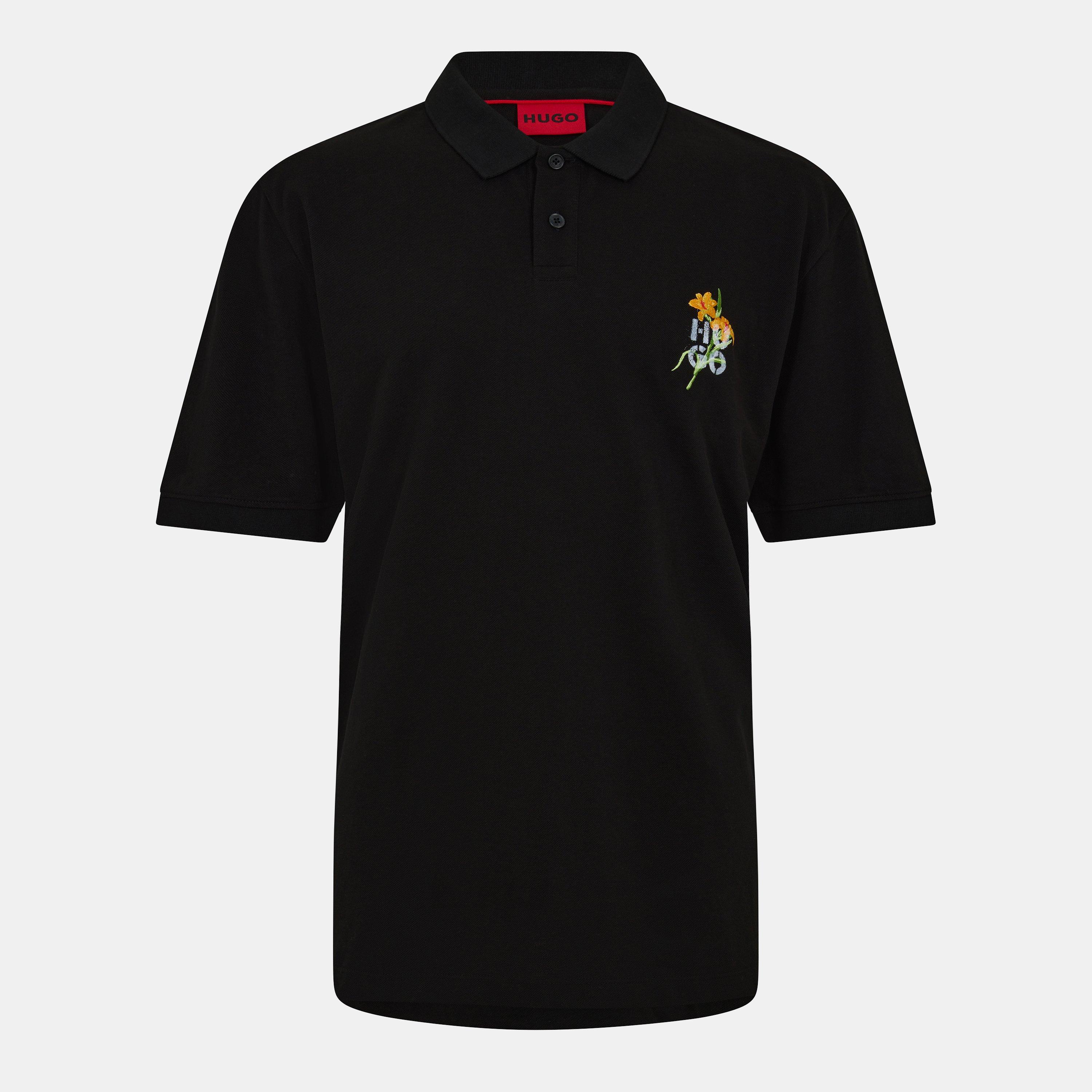 Hugo Men's Diblospol Short Sleeve Polo Shirt - Black - S