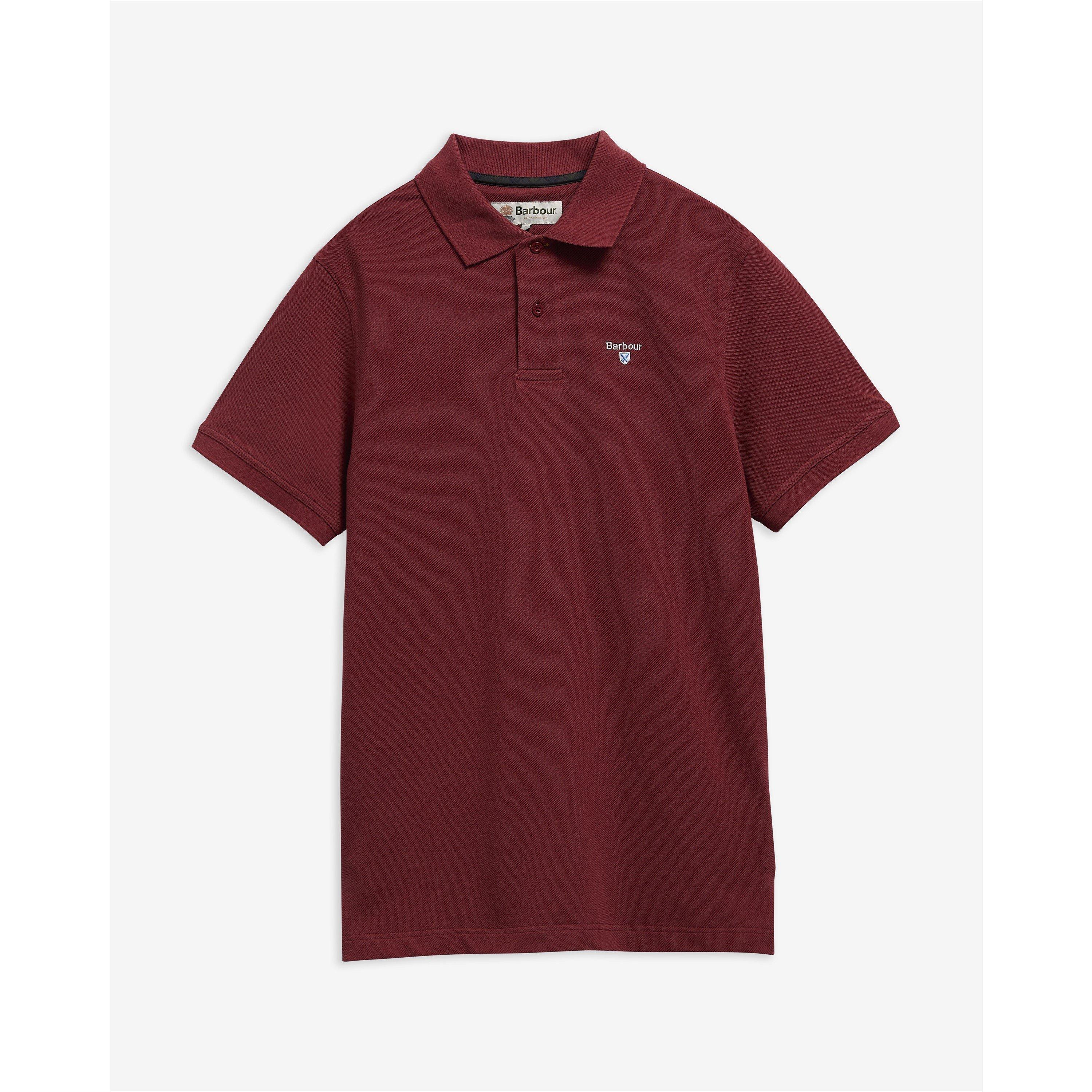 Barbour Mens Tartan Pique Polo Shirt