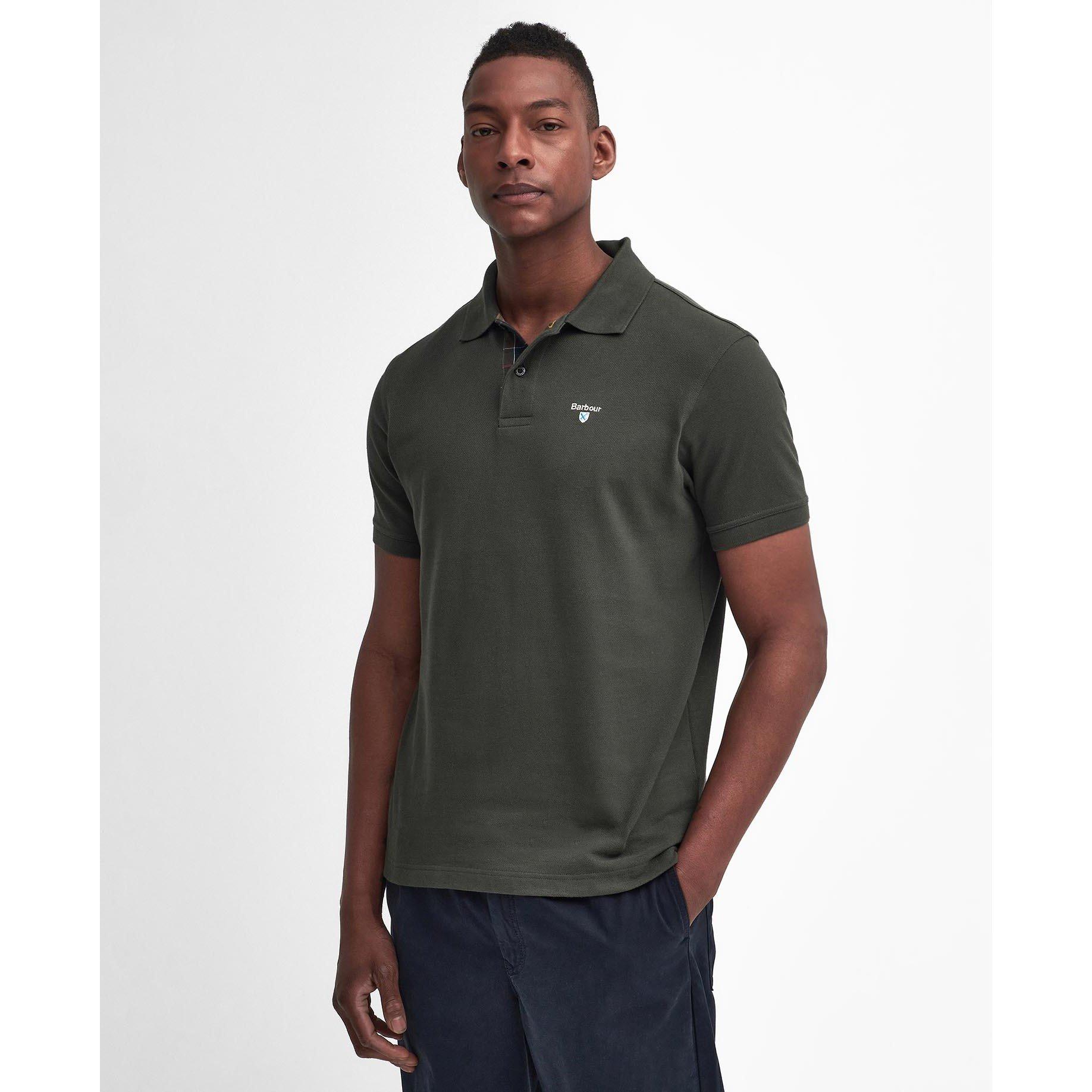 Seaweed GN73 - Barbour - Mens Tartan Pique Polo Shirt - 3