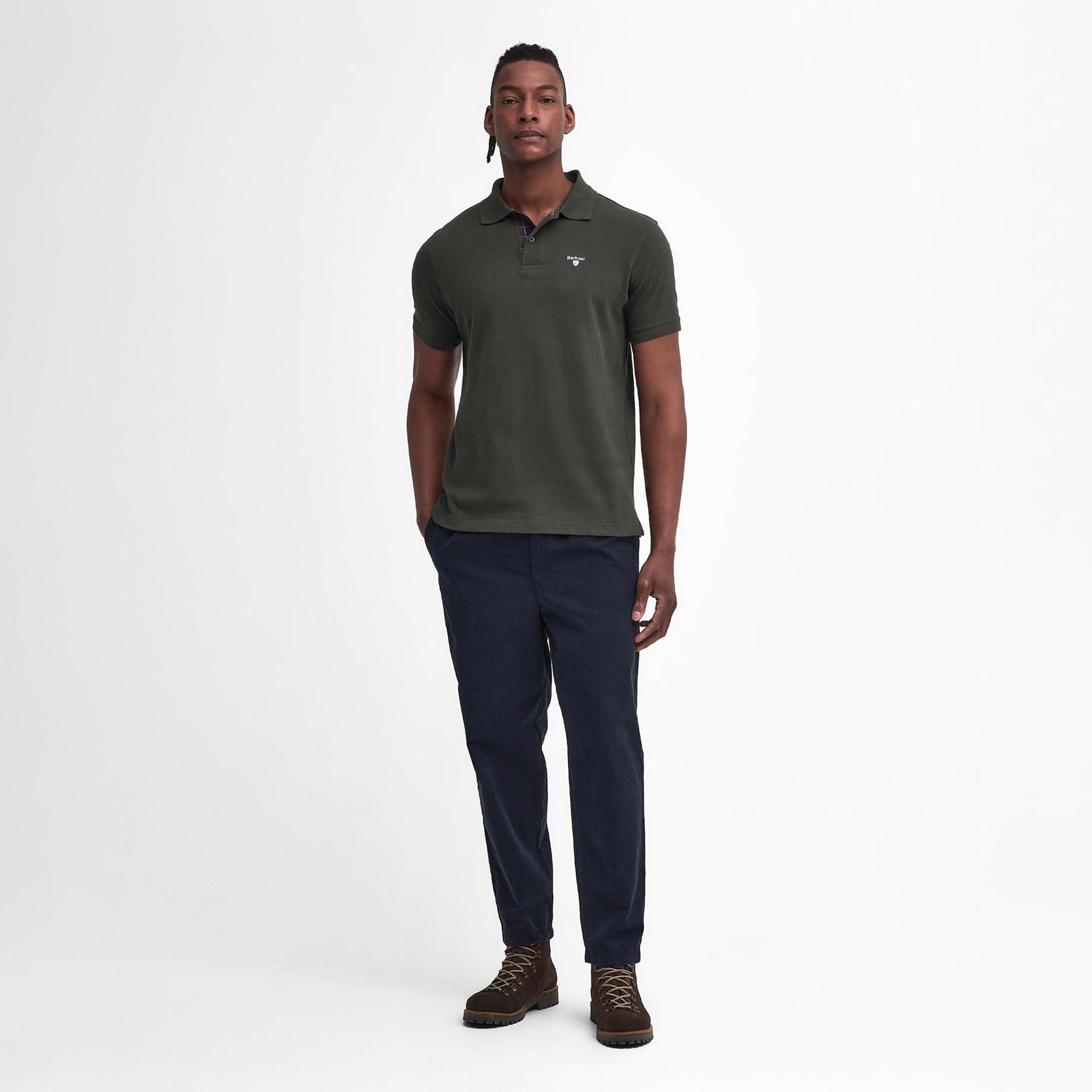 Seaweed GN73 - Barbour - Mens Tartan Pique Polo Shirt - 7