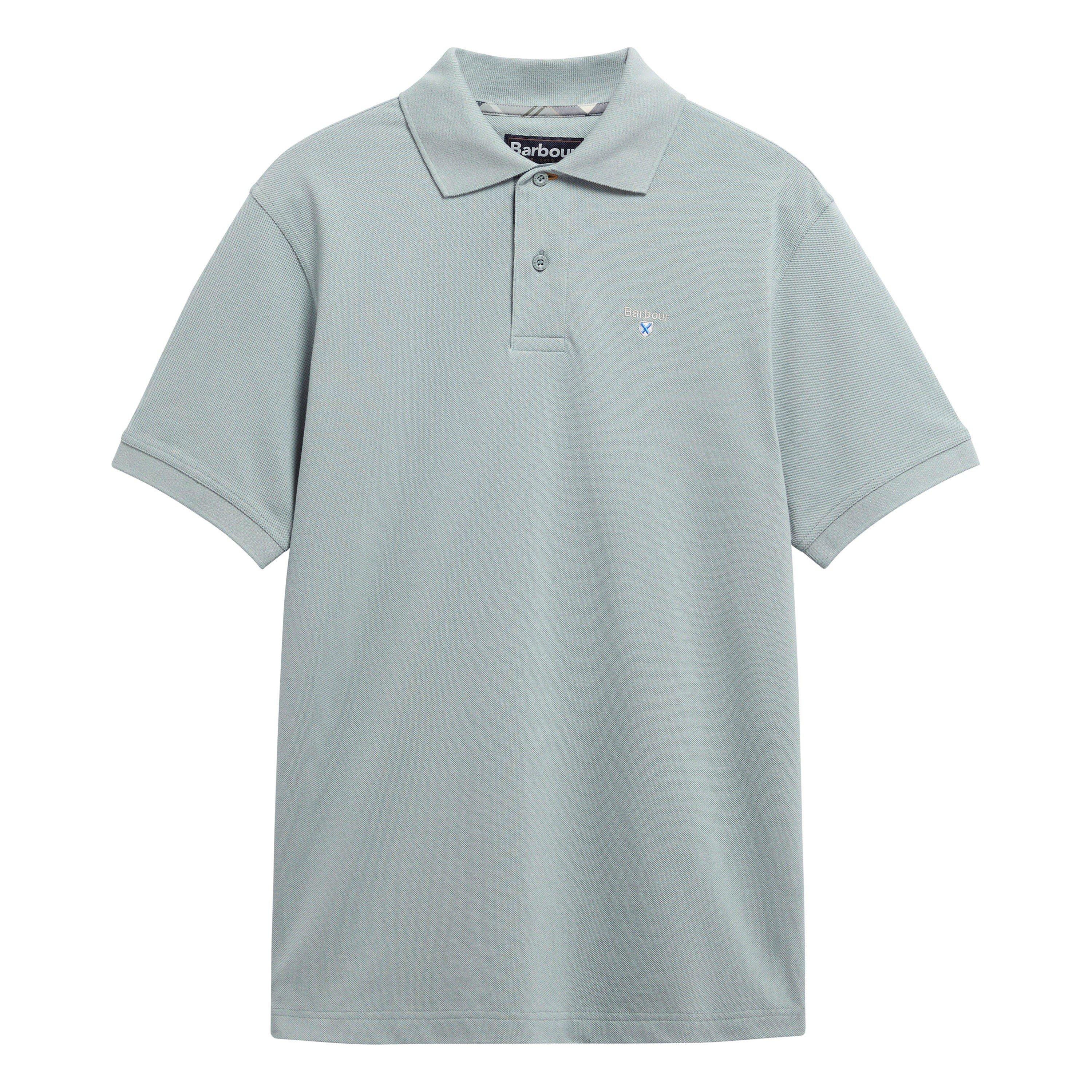 Barbour Mens Tartan Pique Polo Shirt