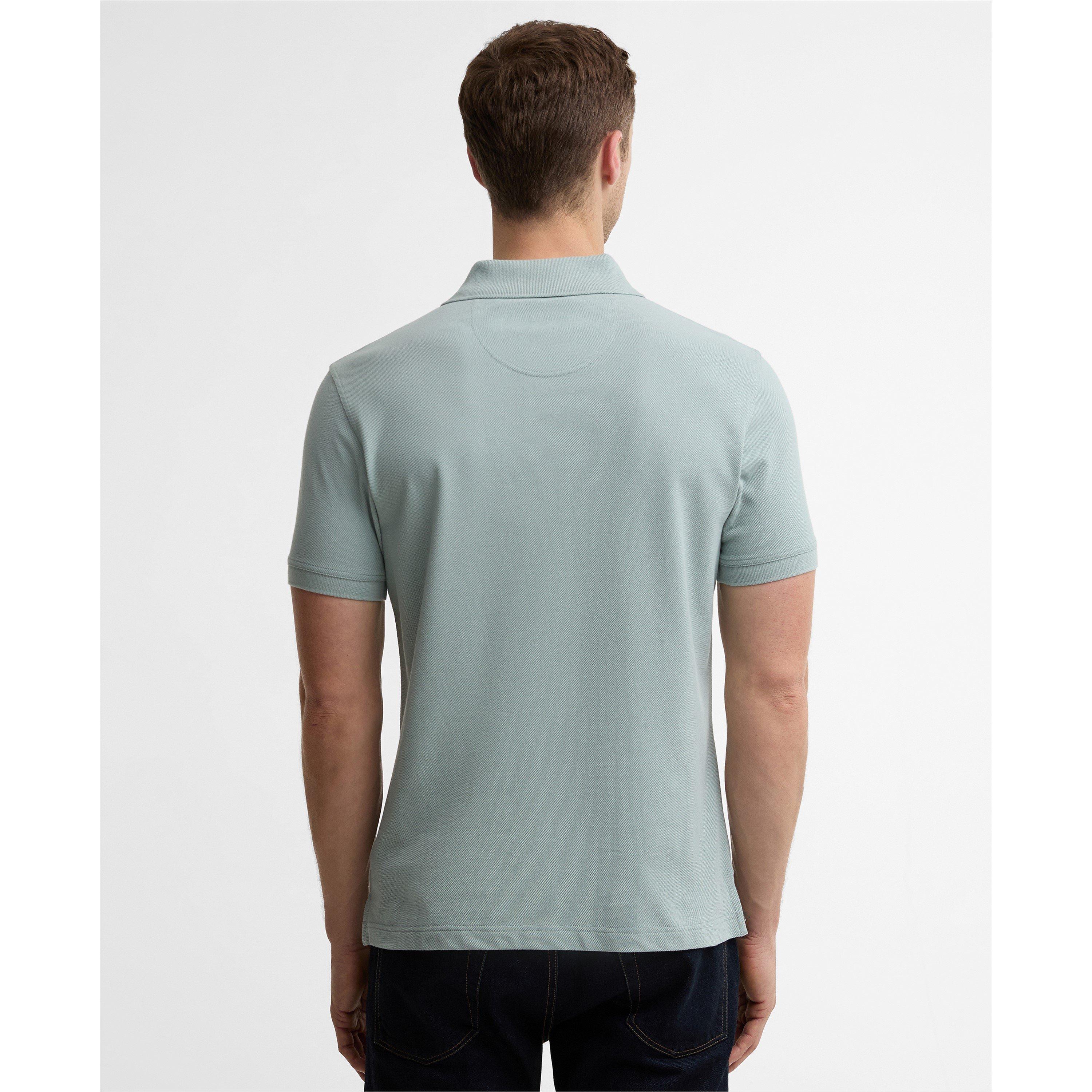 Dust Slate TE13 - Barbour - Mens Tartan Pique Polo Shirt - 3