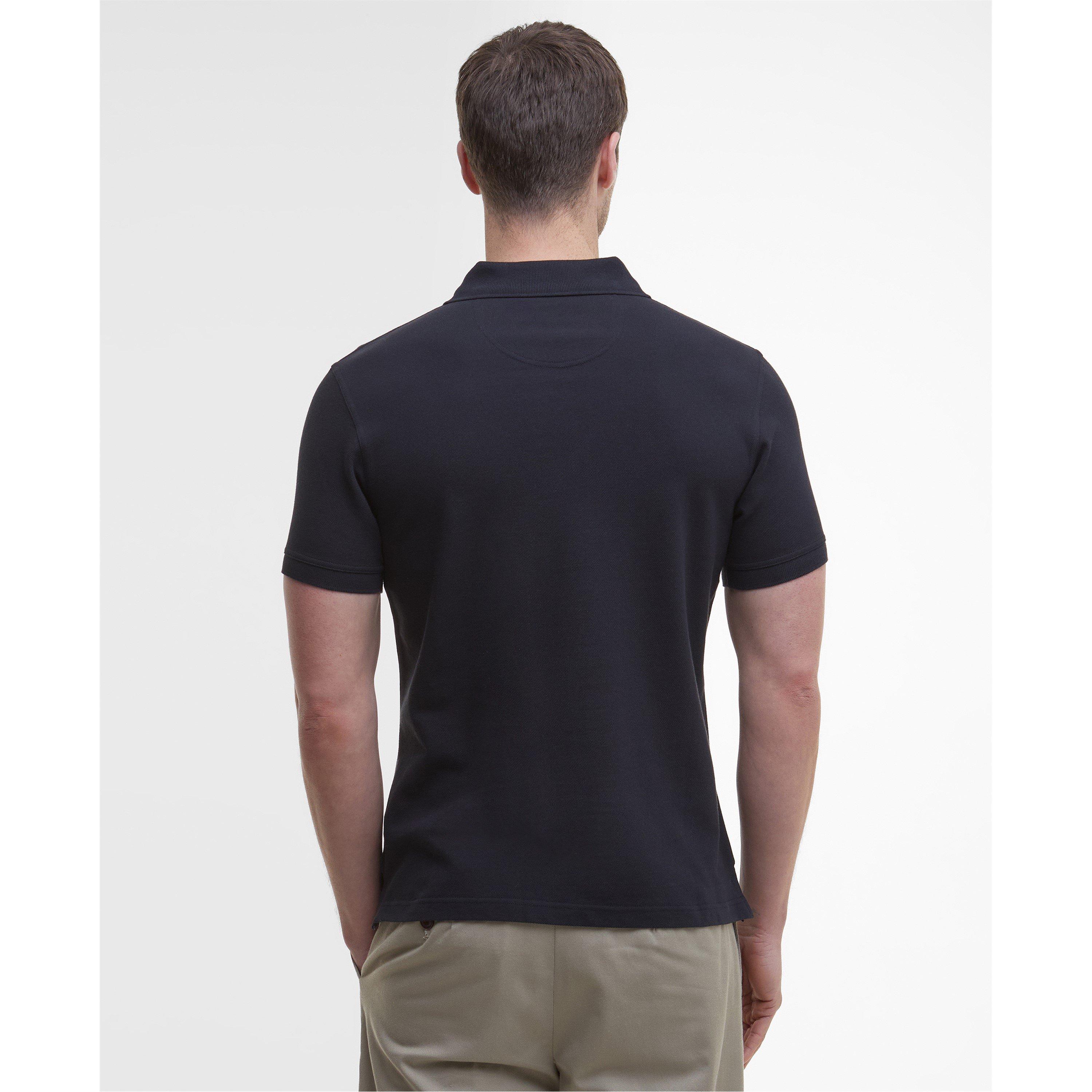 Black BK31 - Barbour - Mens Tartan Pique Polo Shirt - 3