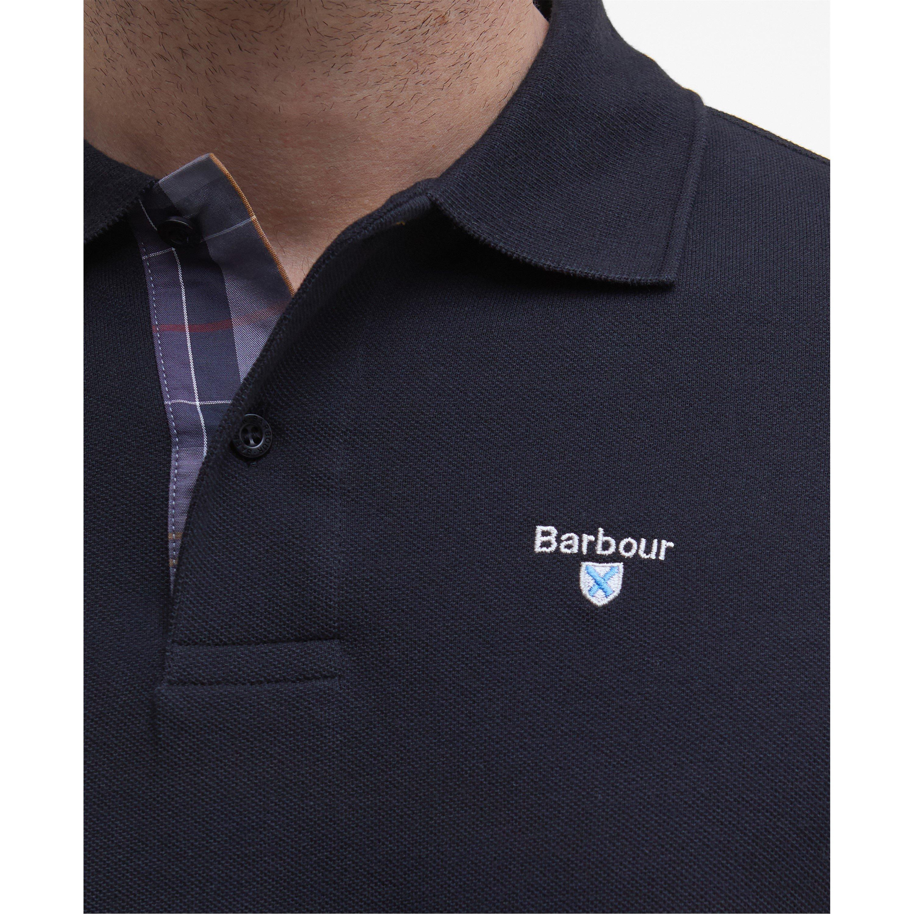 Black BK31 - Barbour - Mens Tartan Pique Polo Shirt - 5