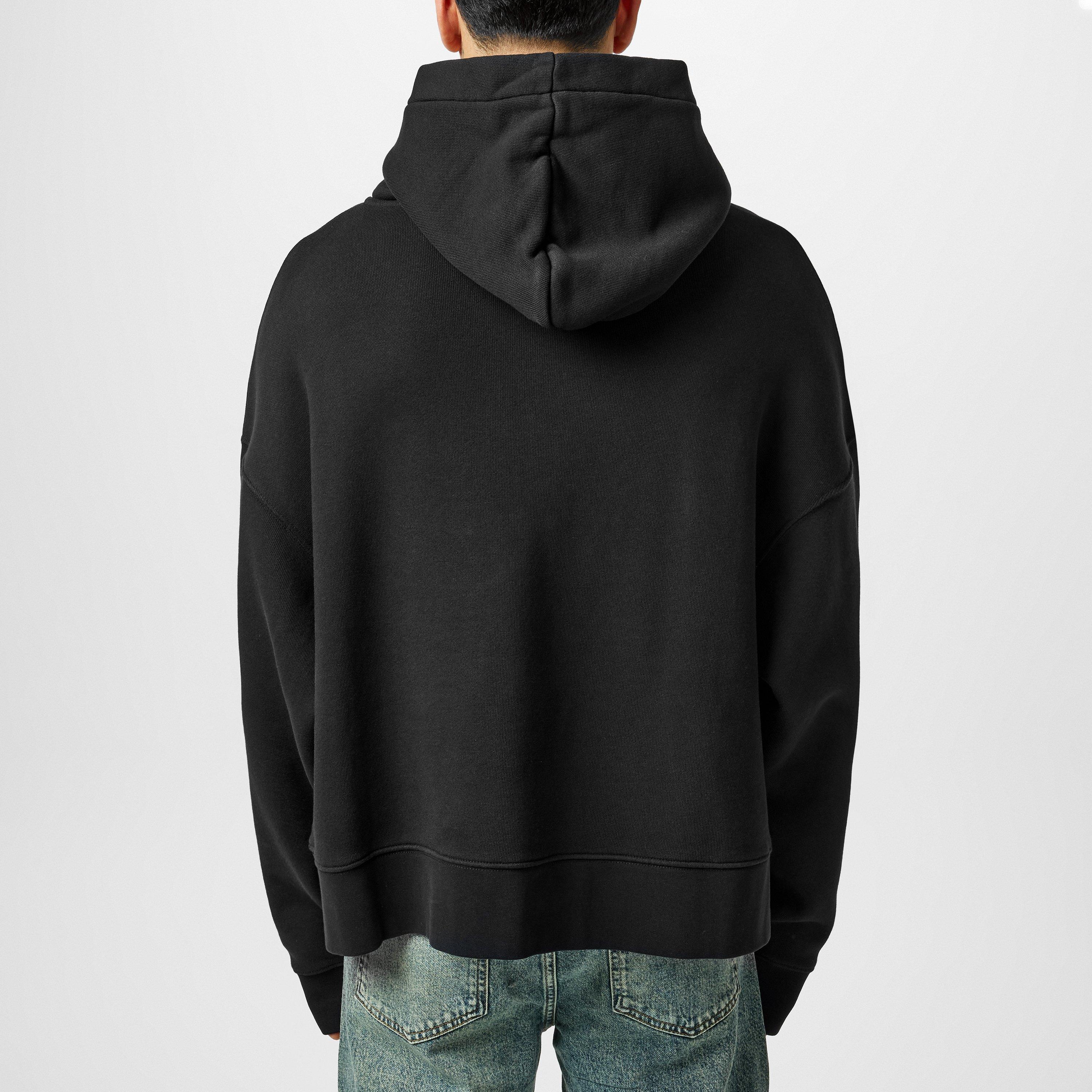 Black - Palm Angels - College Hoodie - 3