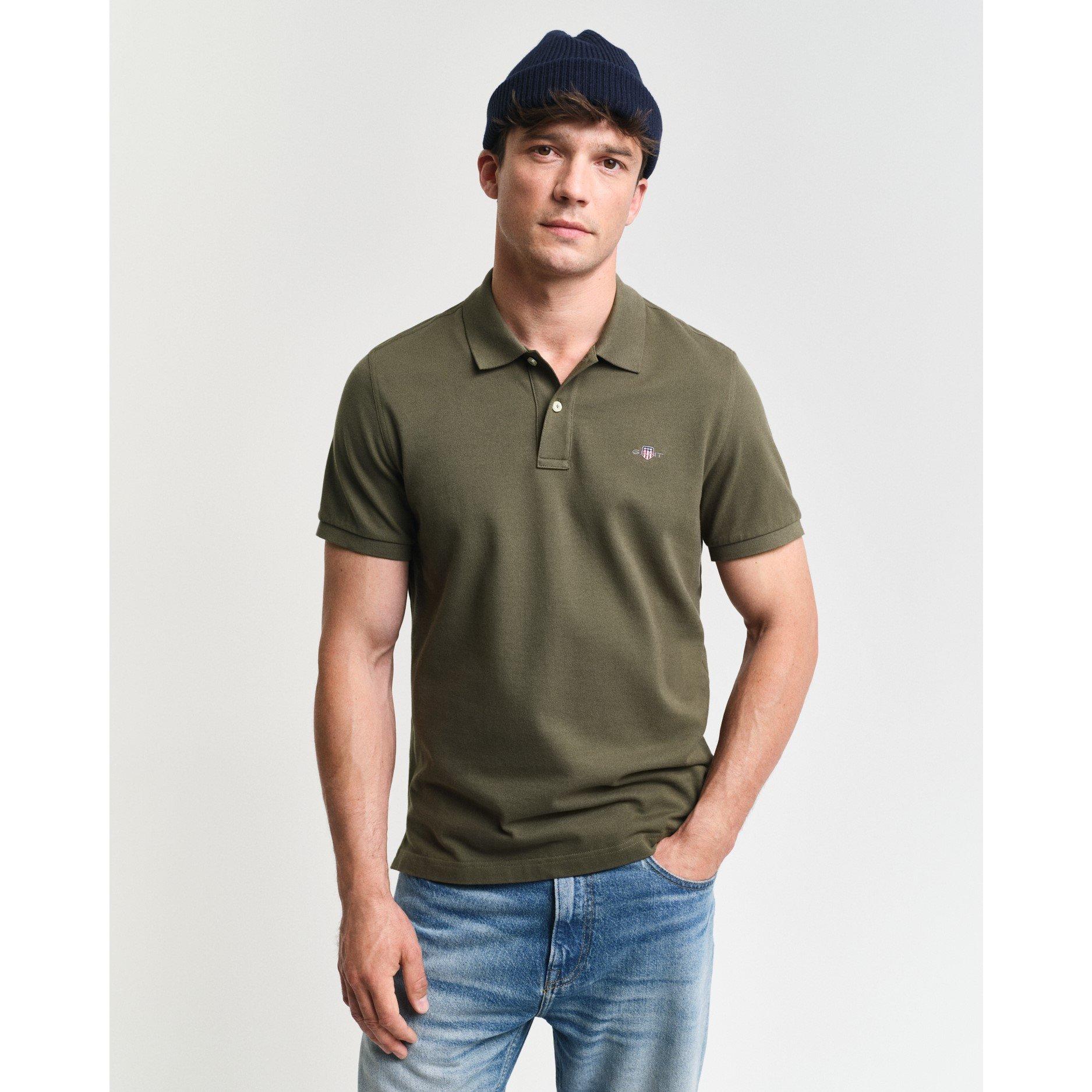 Juniper Green - Gant - Shield Pique Polo Shirt - 3