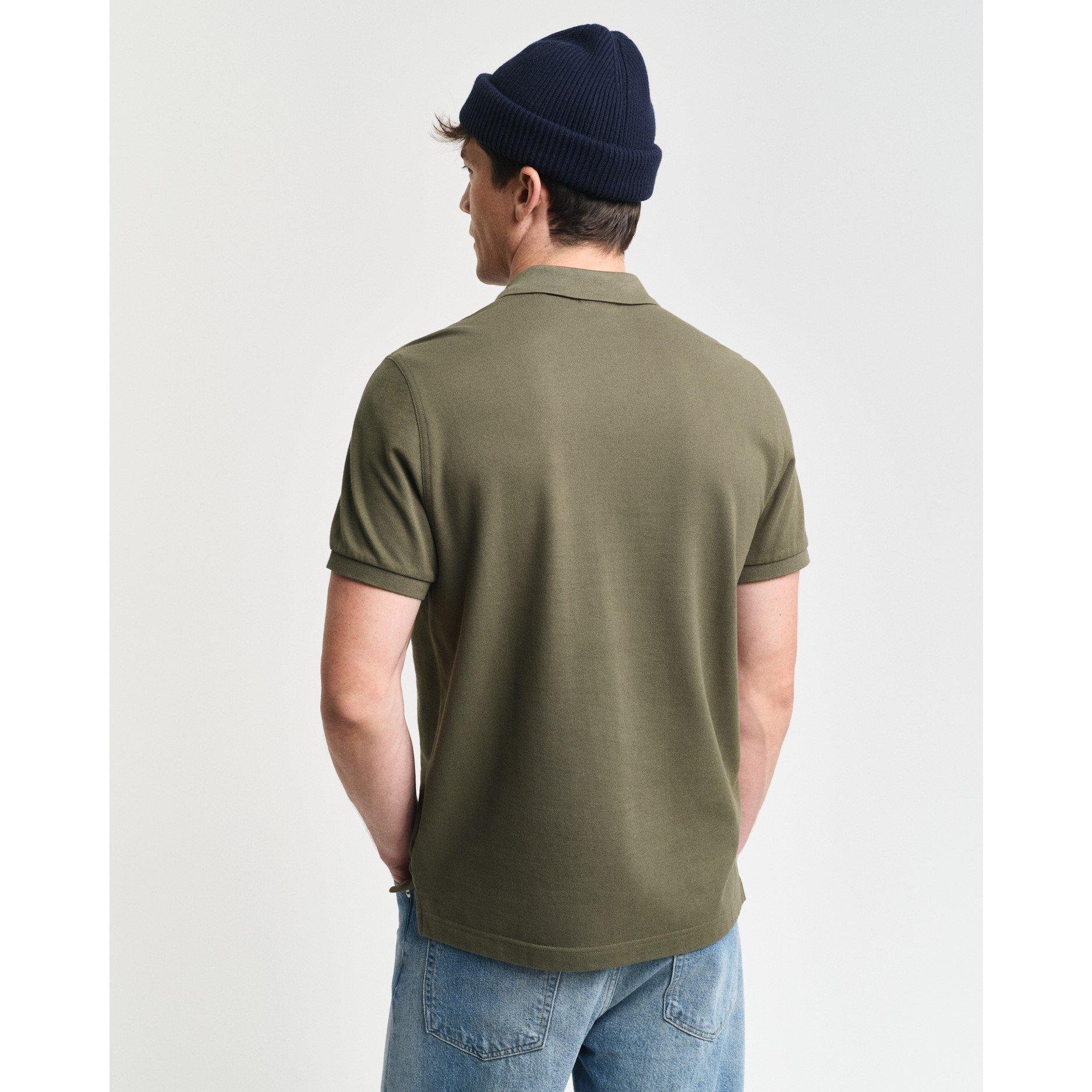 Juniper Green - Gant - Shield Pique Polo Shirt - 4