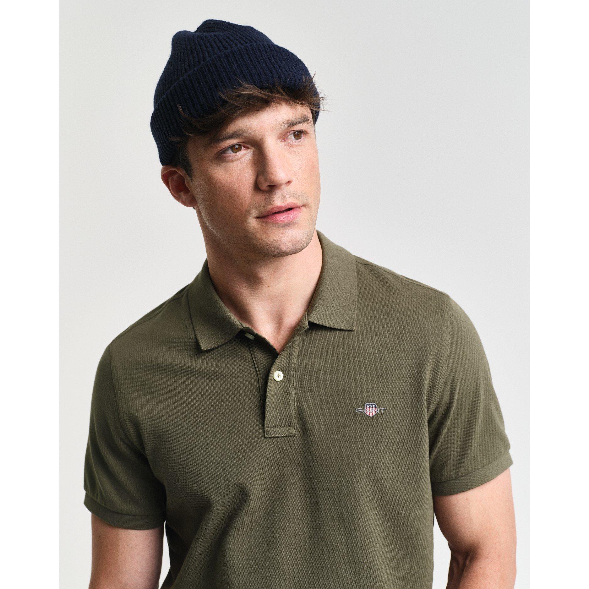 Juniper Green - Gant - Shield Pique Polo Shirt - 5