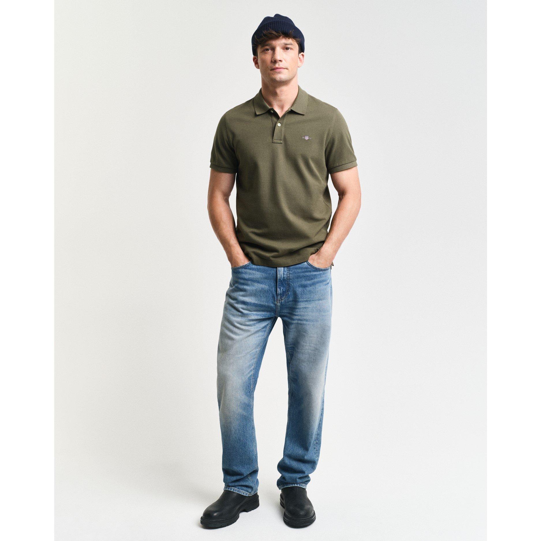 Juniper Green - Gant - Shield Pique Polo Shirt - 6