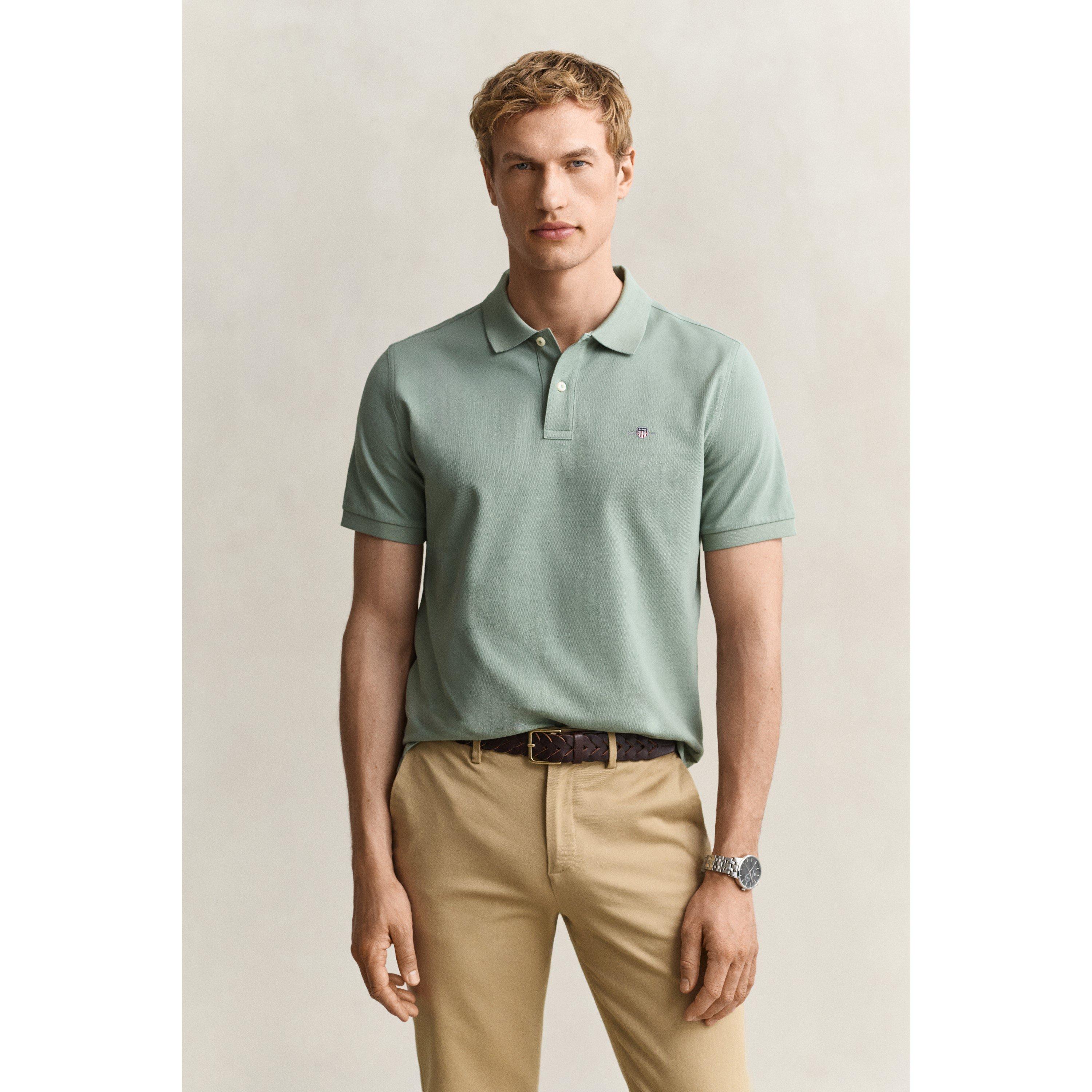Mint 308 - Gant - Shield Pique Polo Shirt - 3