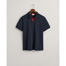 Gant Contrast Pique Polo Shirt