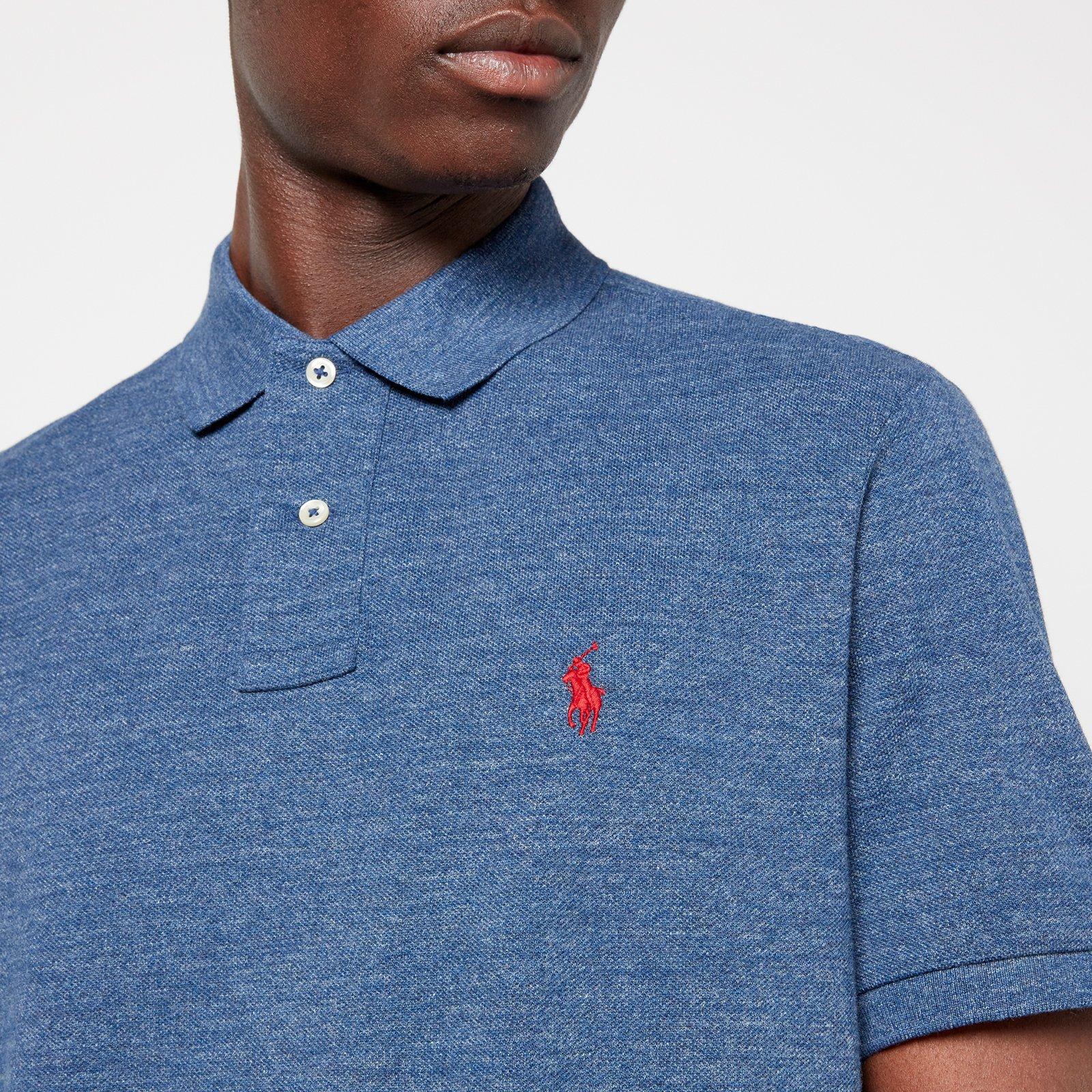 Classic Royal - Ralph Lauren - Men's Slim Fit Short Sleeve Polo Shirt - 5