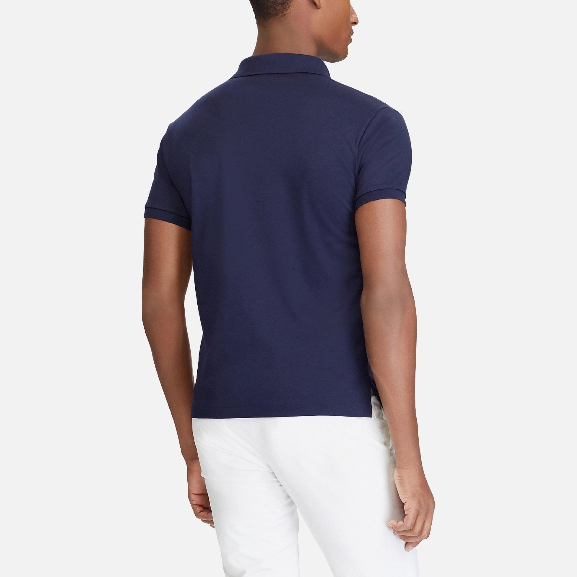 Refined Navy - Ralph Lauren - Men's Short Sleeve Polo Shirt - 2